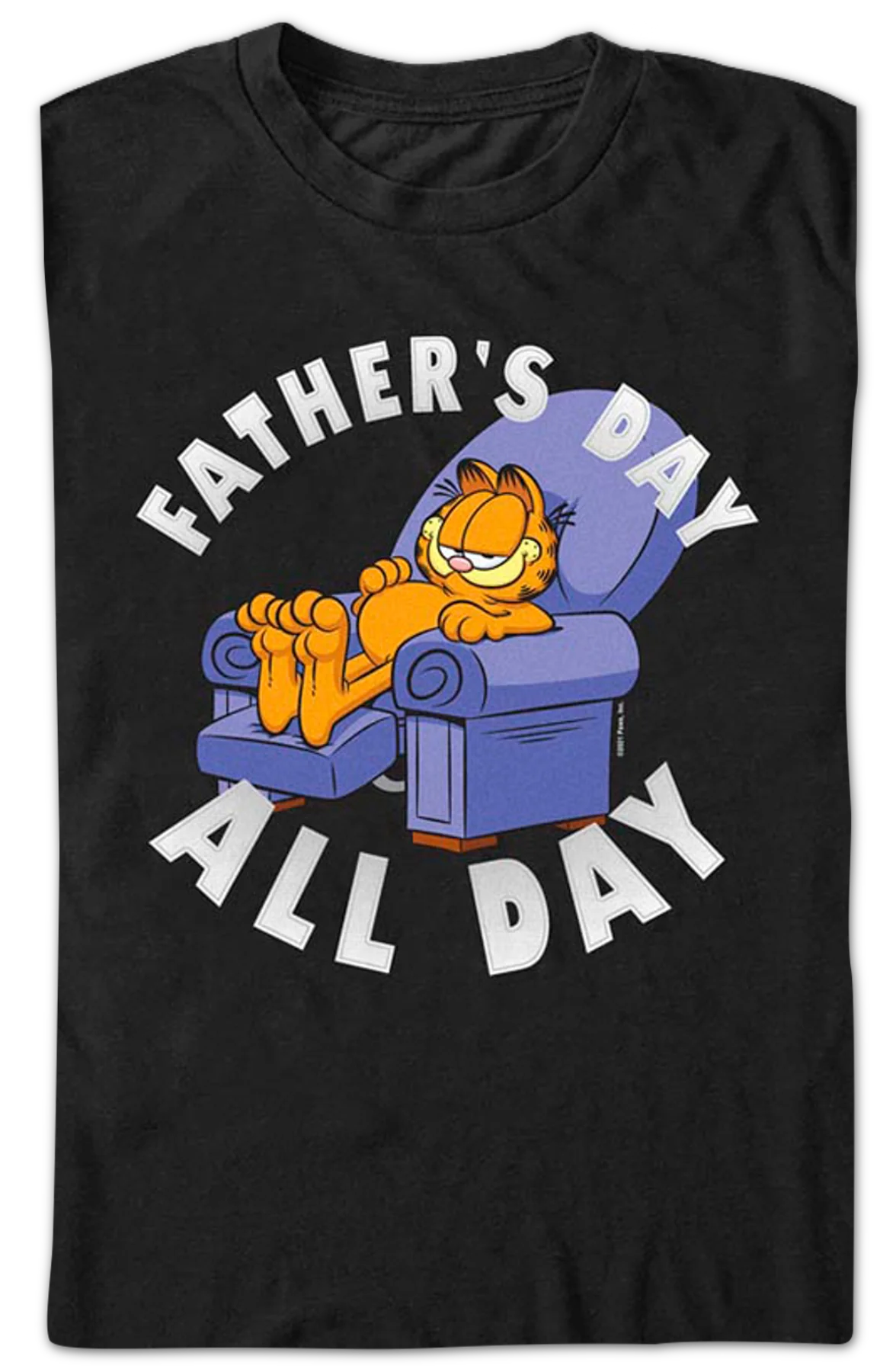 Father's Day All Day Garfield T-Shirt - Image 2
