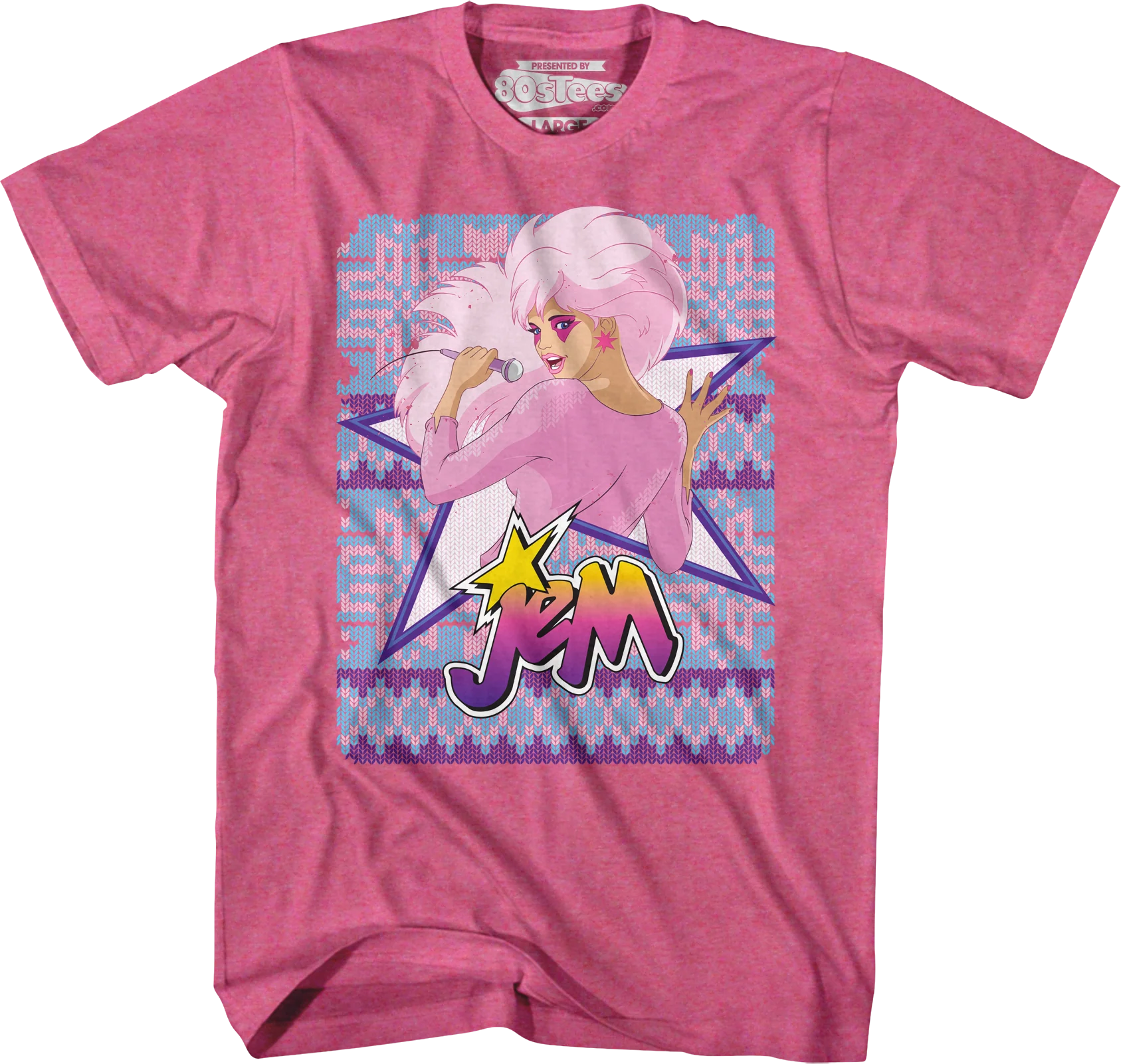 Faux Knit Jem Christmas T-Shirt