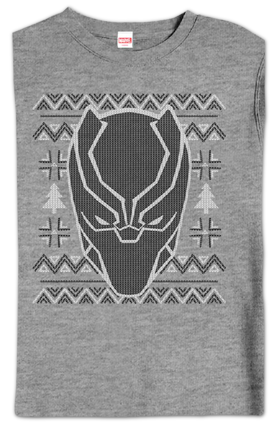 Faux Ugly Black Panther Christmas Sweater Marvel Comics Sweatshirt - Image 2