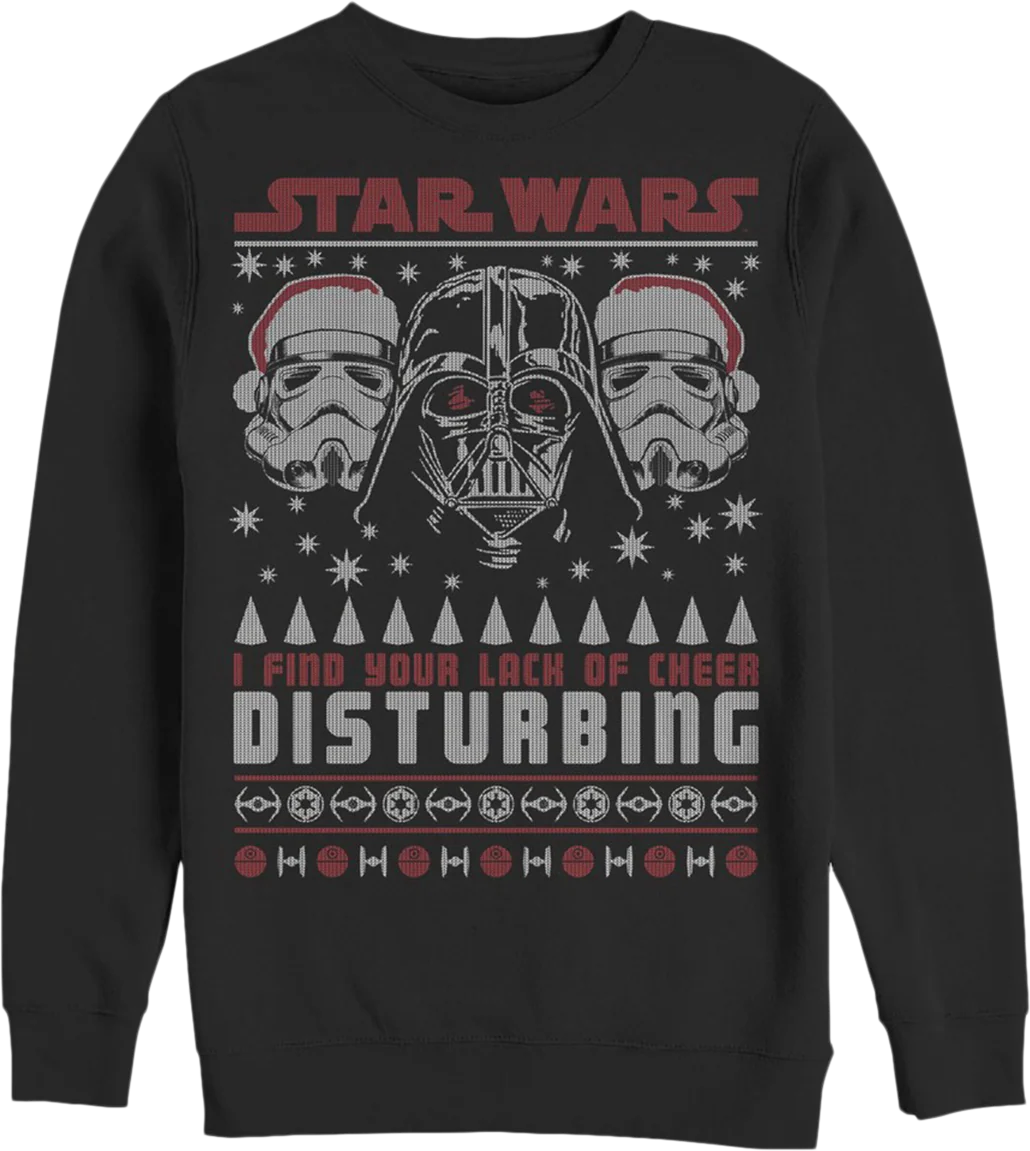 Faux Ugly Lack of Cheer Star Wars Christmas Sweater