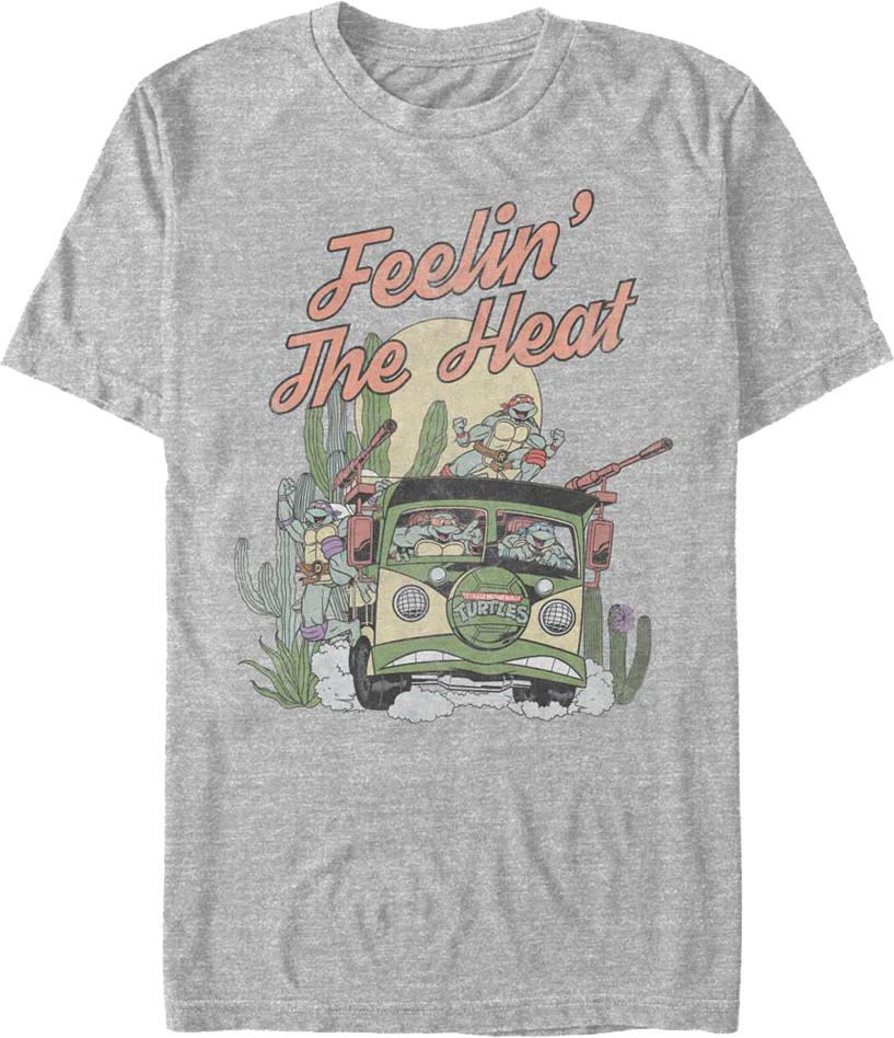 Feelin' The Heat Teenage Mutant Ninja Turtles T-Shirt