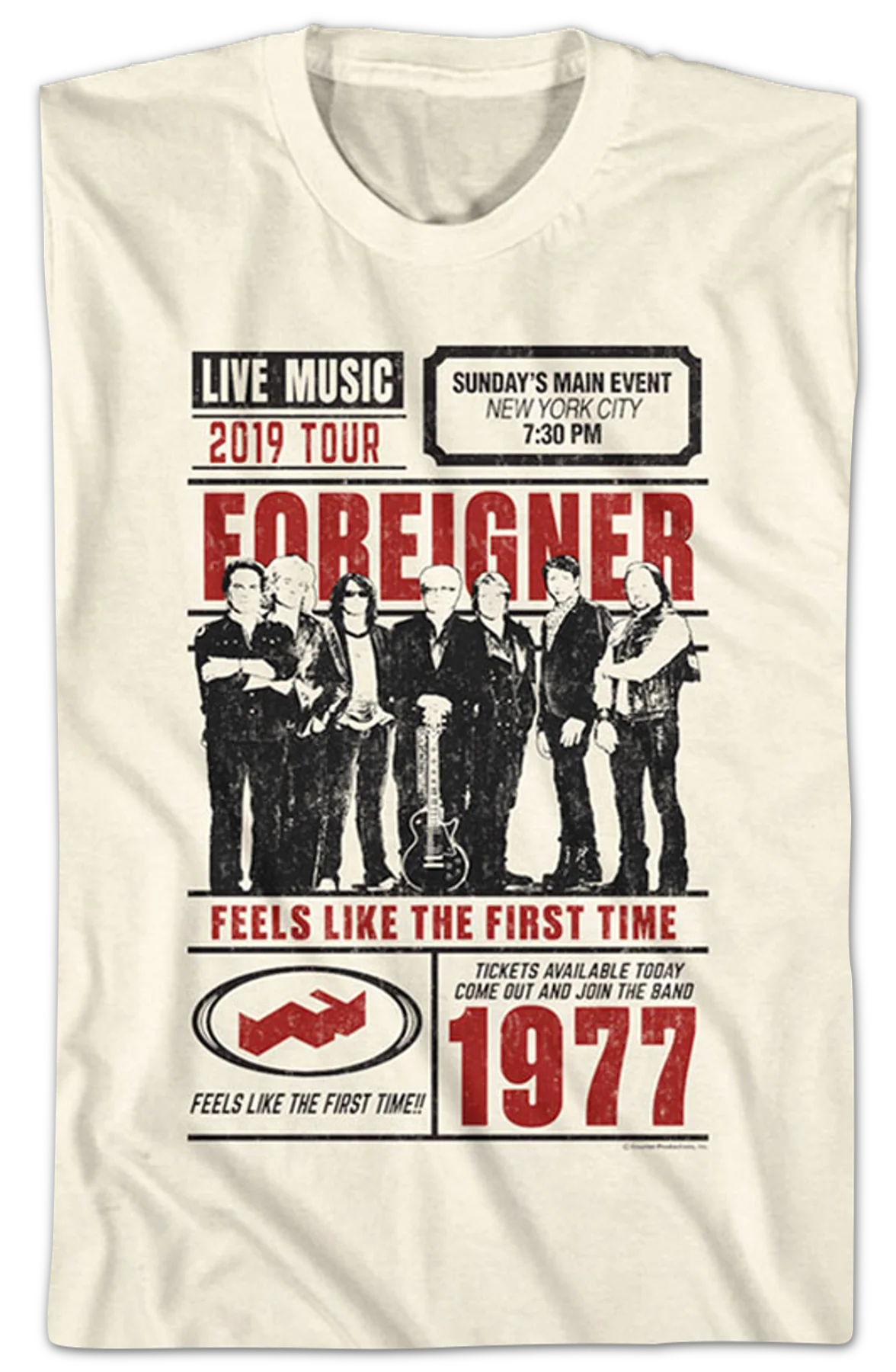 Feels Like The First Time Foreigner T-Shirt - Image 2