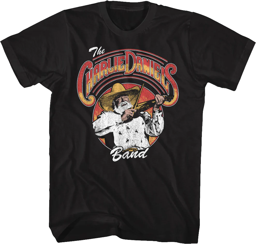 Fiddle Photo Charlie Daniels Band T-Shirt