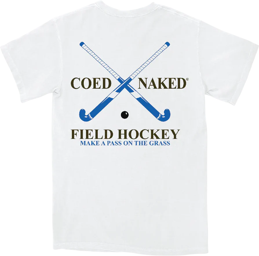 Field Hockey Coed Naked T-Shirt