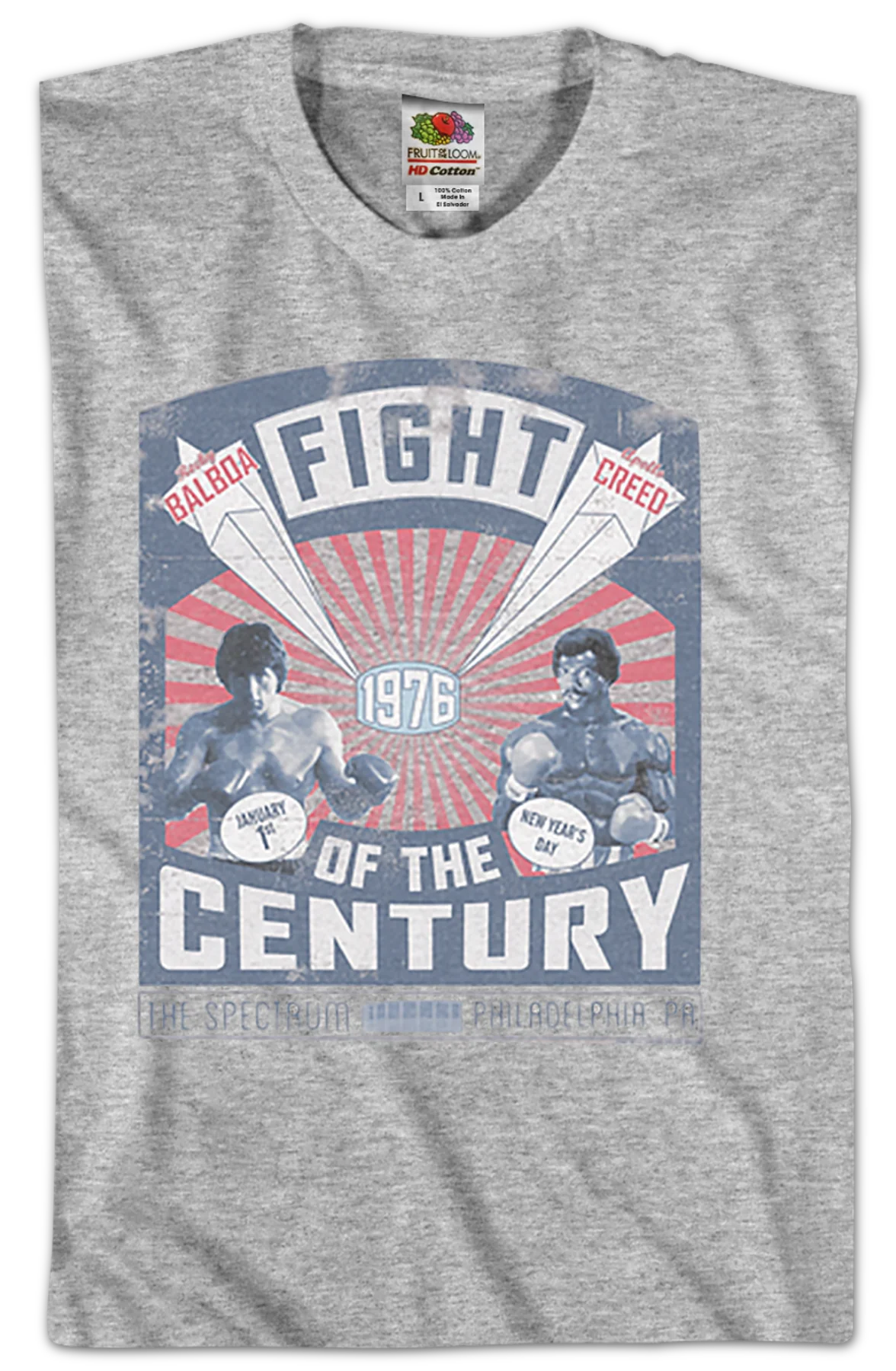 Fight of the Century Rocky T-Shirt - Image 2