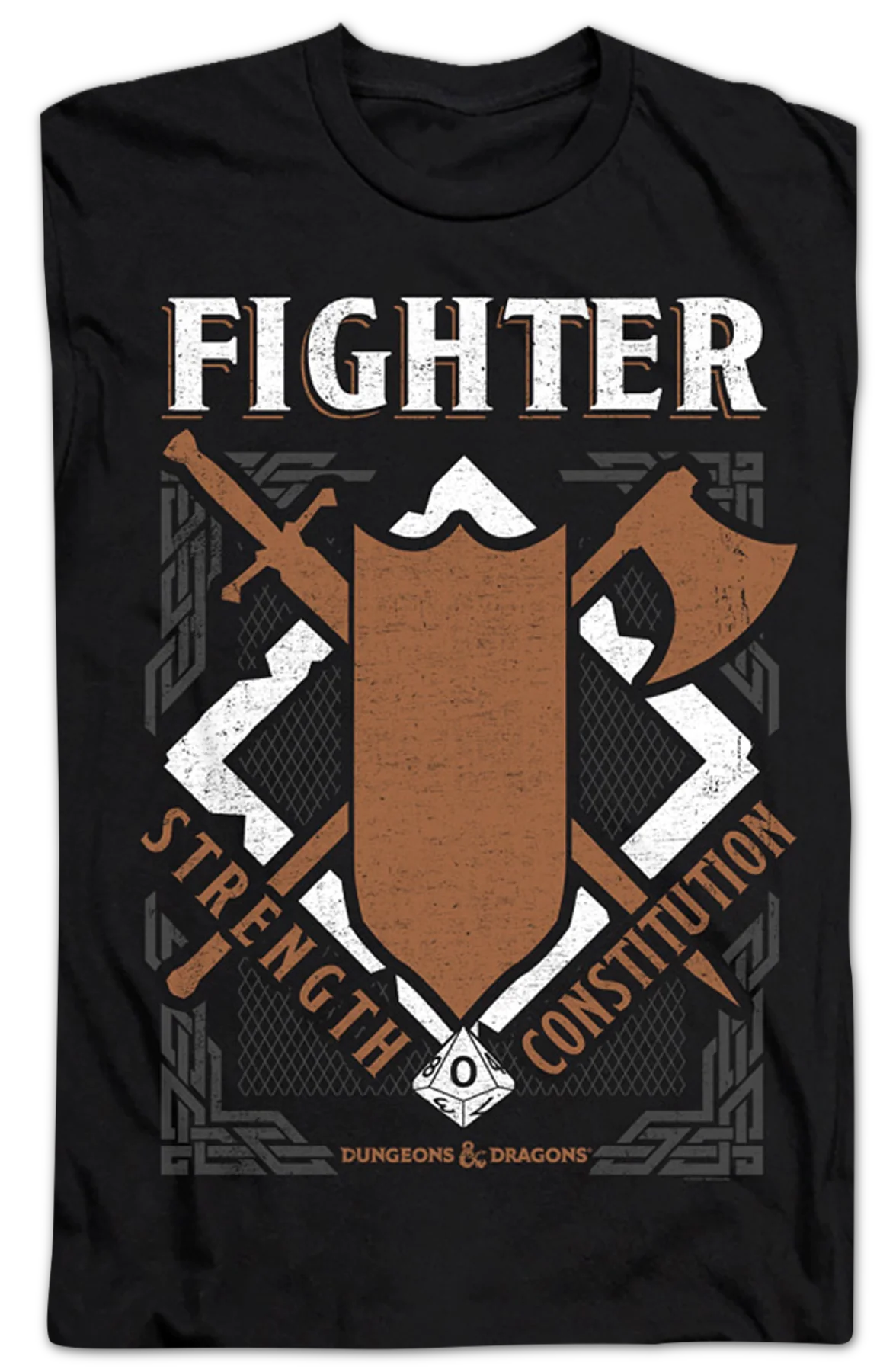 Fighter Logo Dungeons & Dragons T-Shirt - Image 2