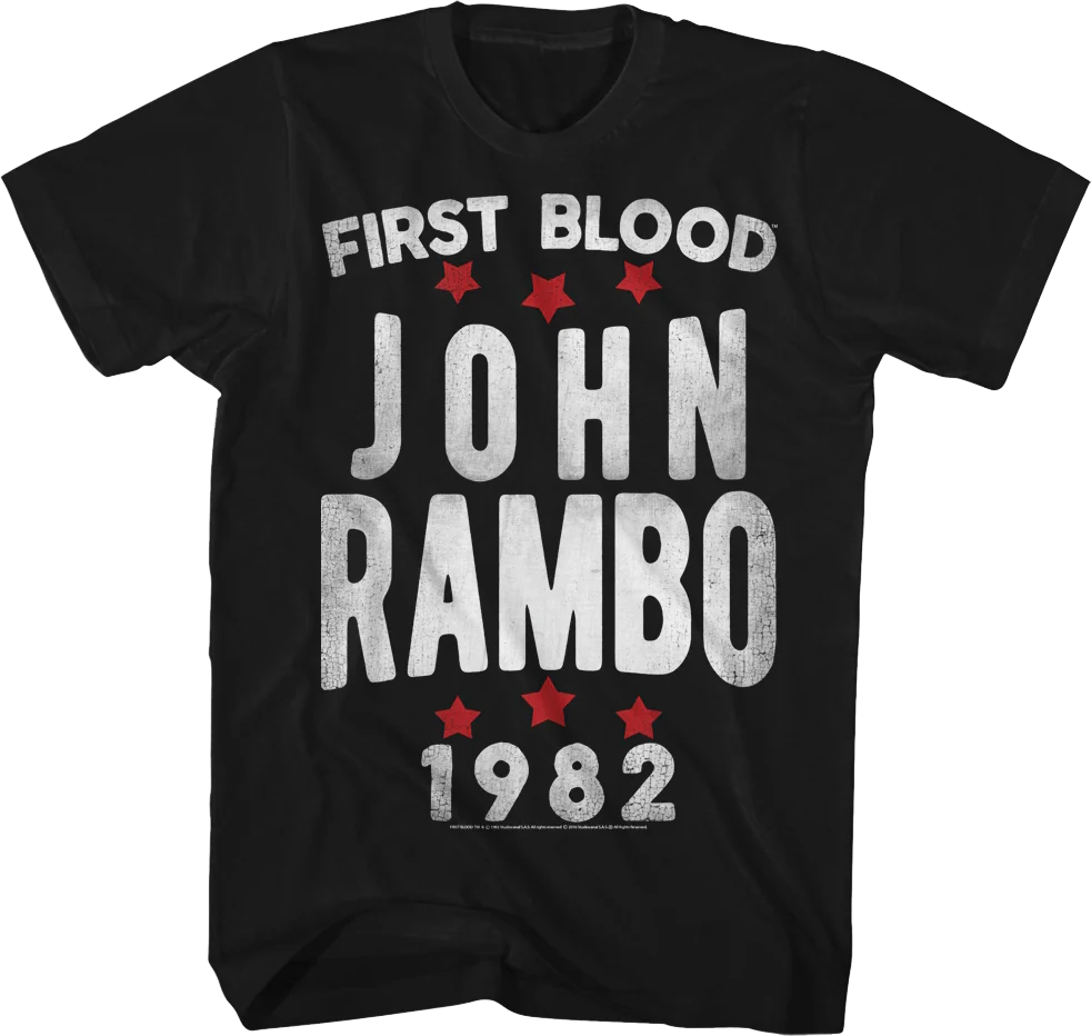 First Blood 1982 Rambo T-Shirt