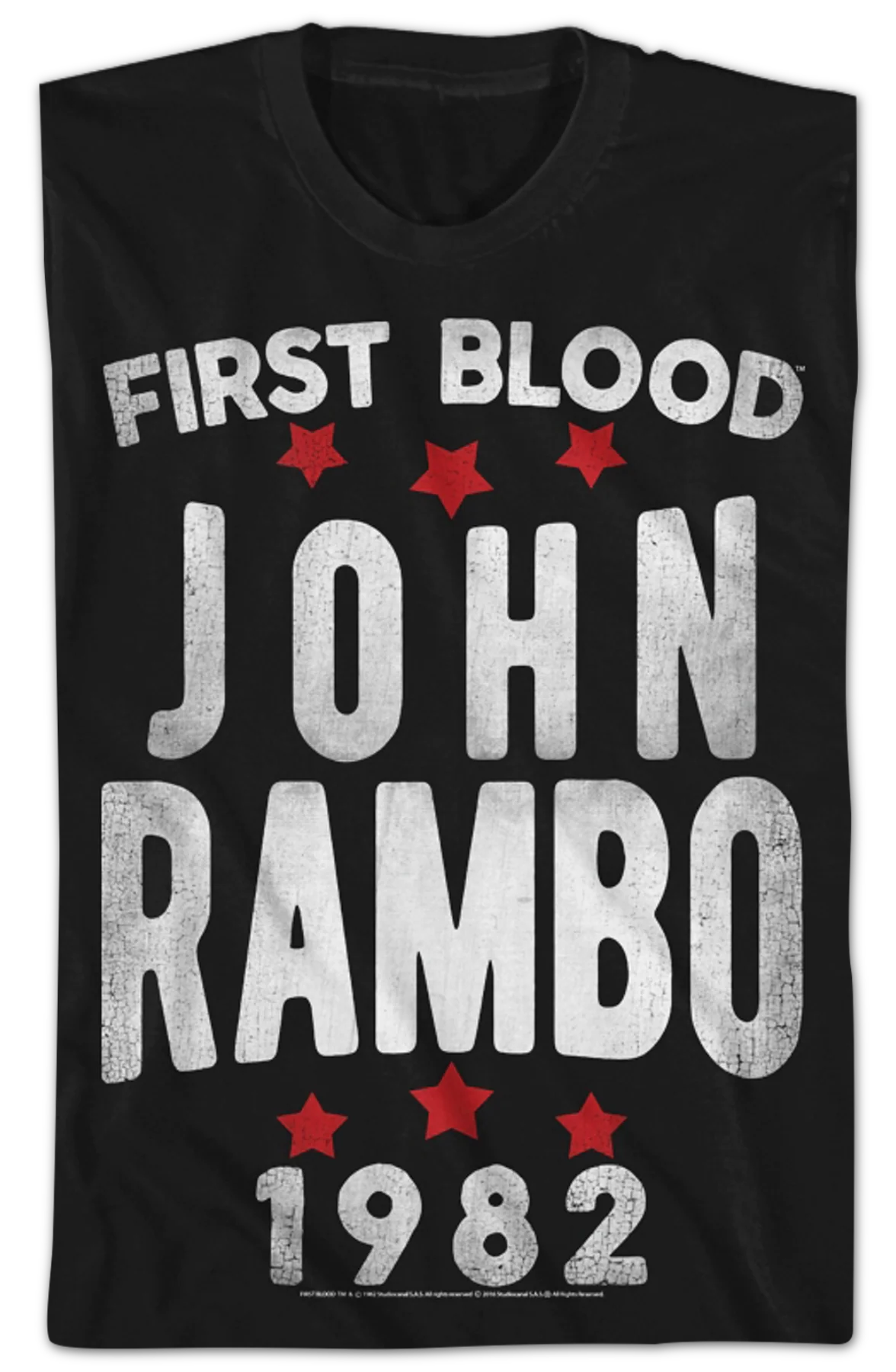 First Blood 1982 Rambo T-Shirt - Image 2