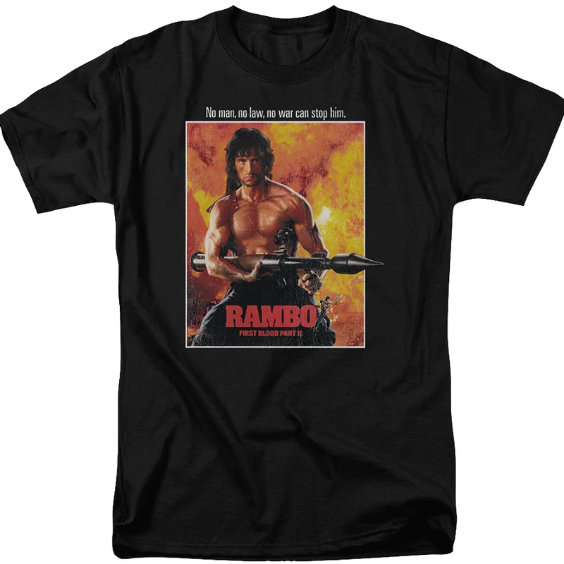 First Blood Part II Rambo Shirt
