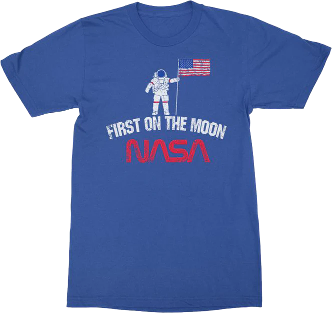 First On The Moon NASA T-Shirt