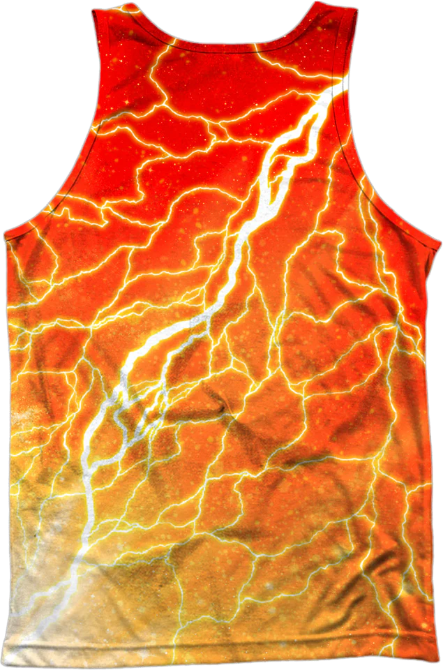 Flash Lightning Logo DC Comics Tank Top - Image 2