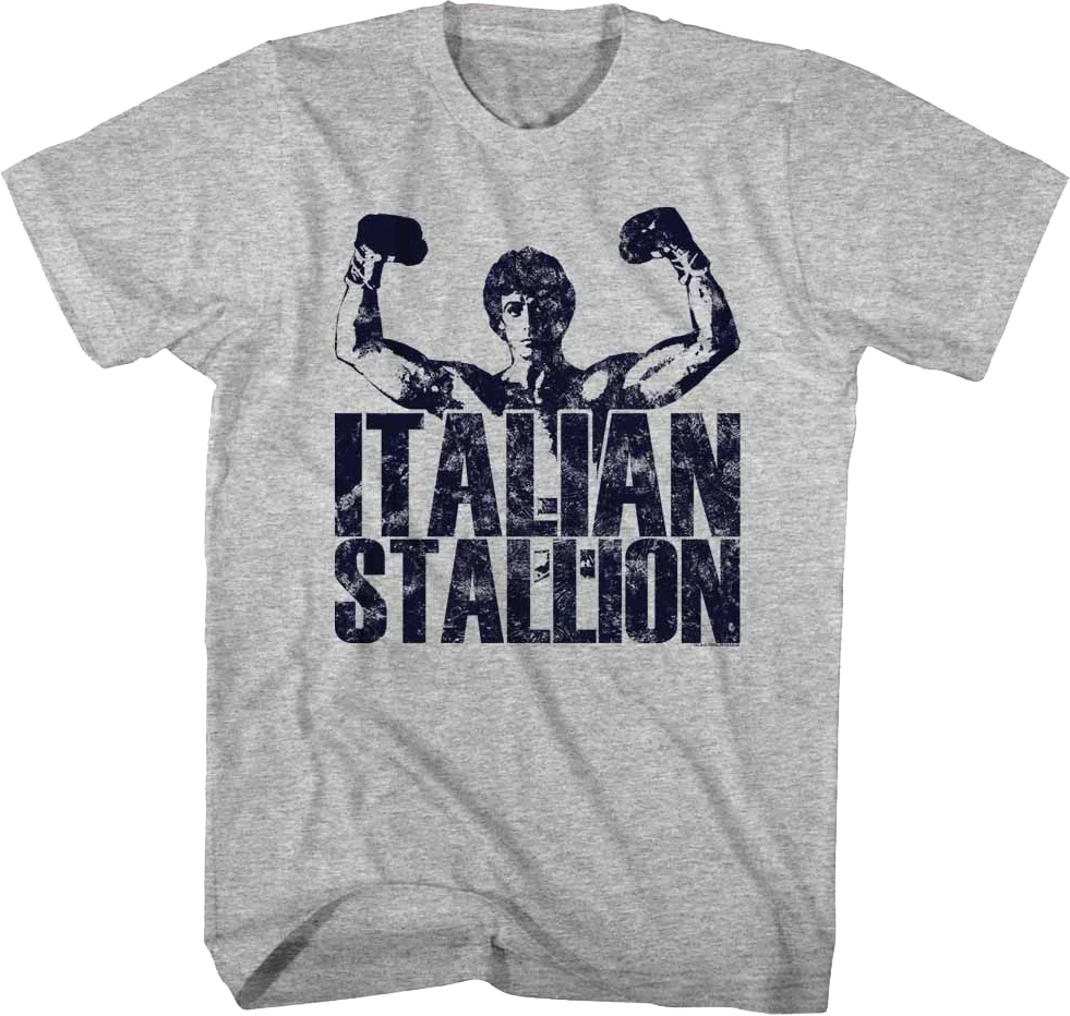 Flexing Italian Stallion Rocky T-Shirt