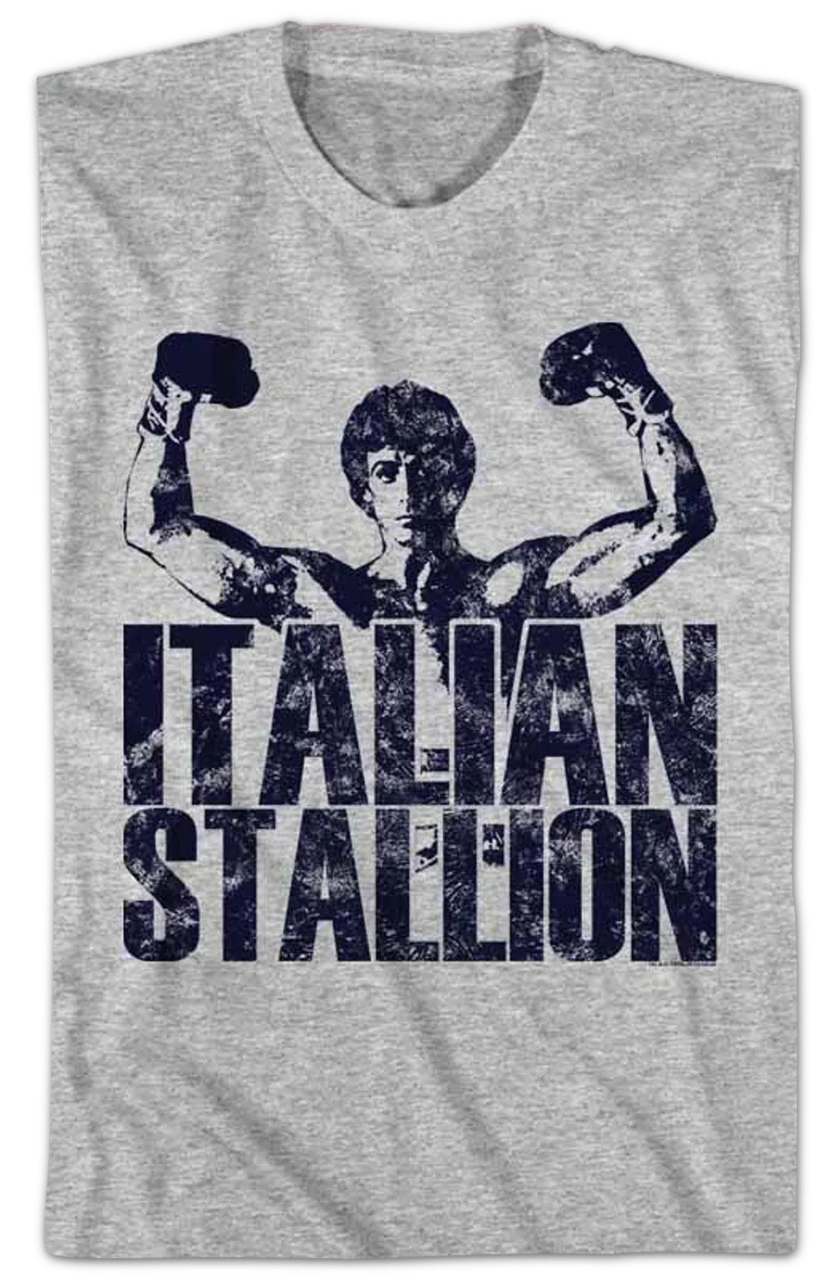 Flexing Italian Stallion Rocky T-Shirt - Image 2