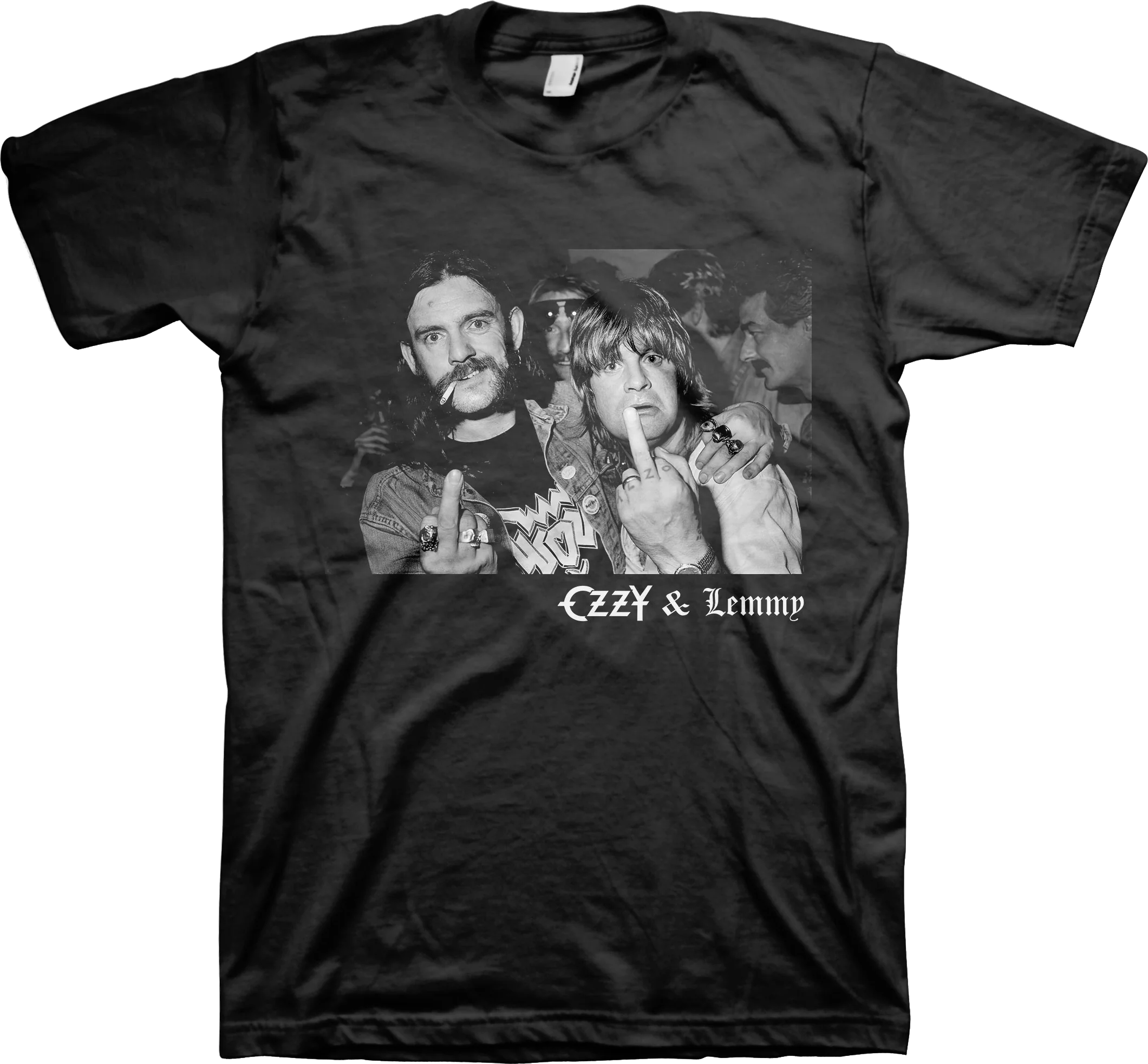 Flipping The Bird Lemmy Kilmister & Ozzy Osbourne T-Shirt
