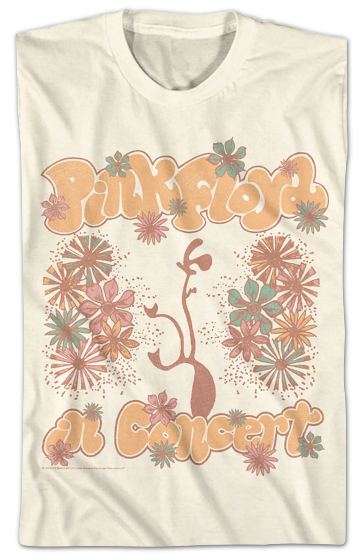 Floral Concert Pink Floyd T-Shirt - Image 2