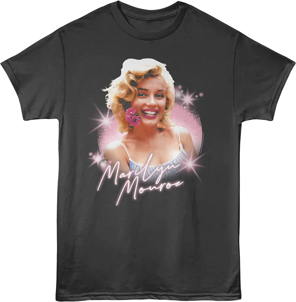 Flower Marilyn Monroe T-Shirt
