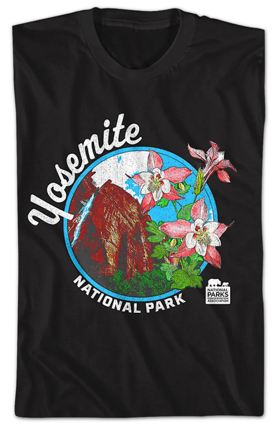 Flowers Yosemite National Park T-Shirt - Image 2