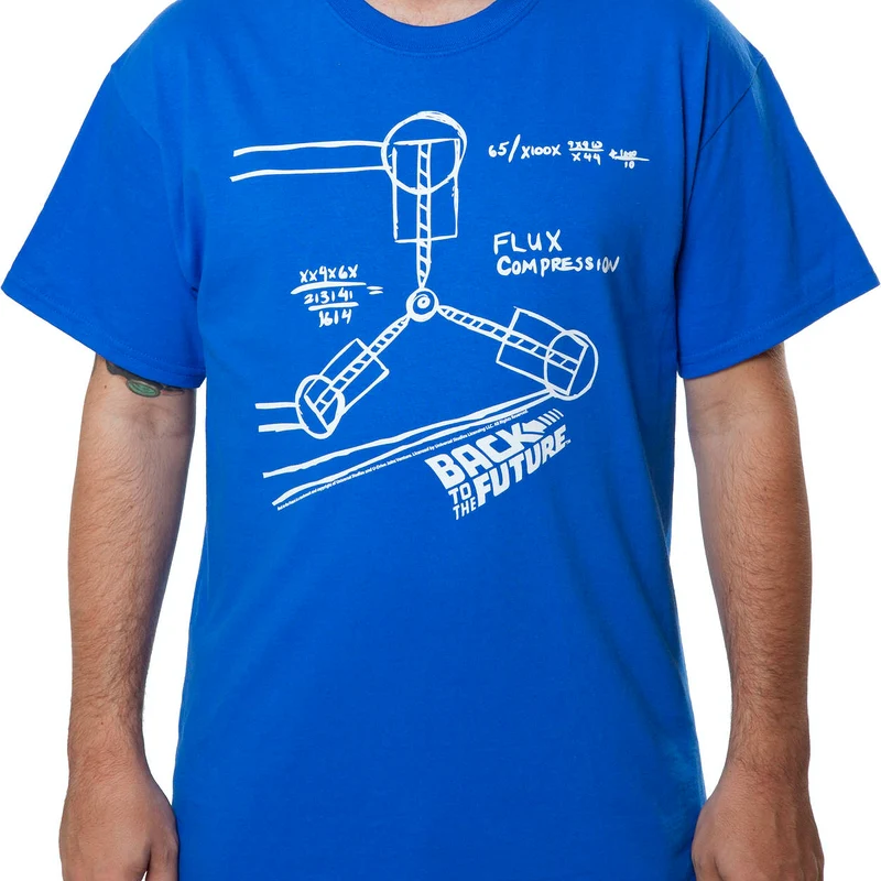 Flux Capacitor Sketch T-Shirt
