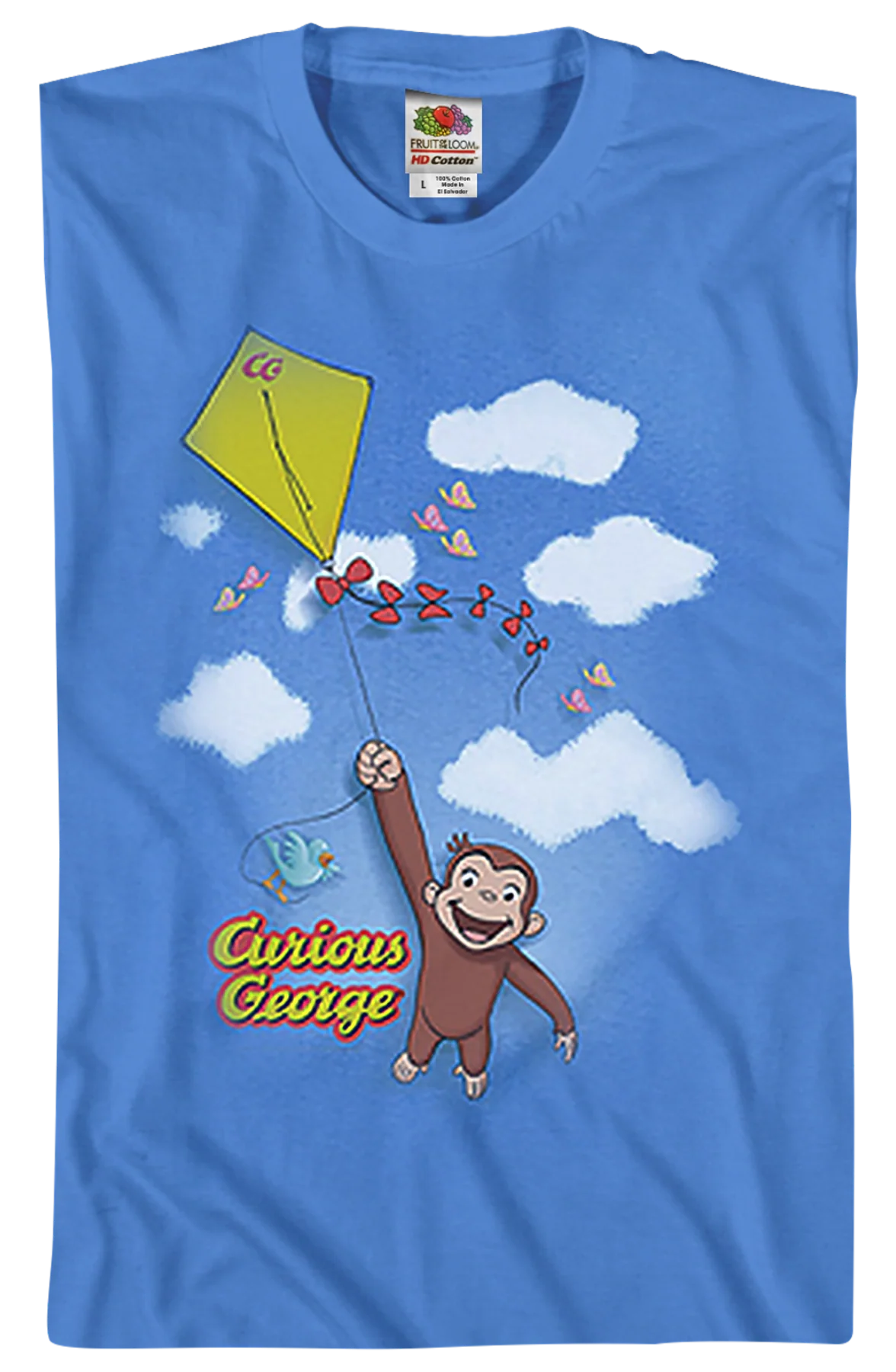 Fly a Kite Curious George T-Shirt - Image 2