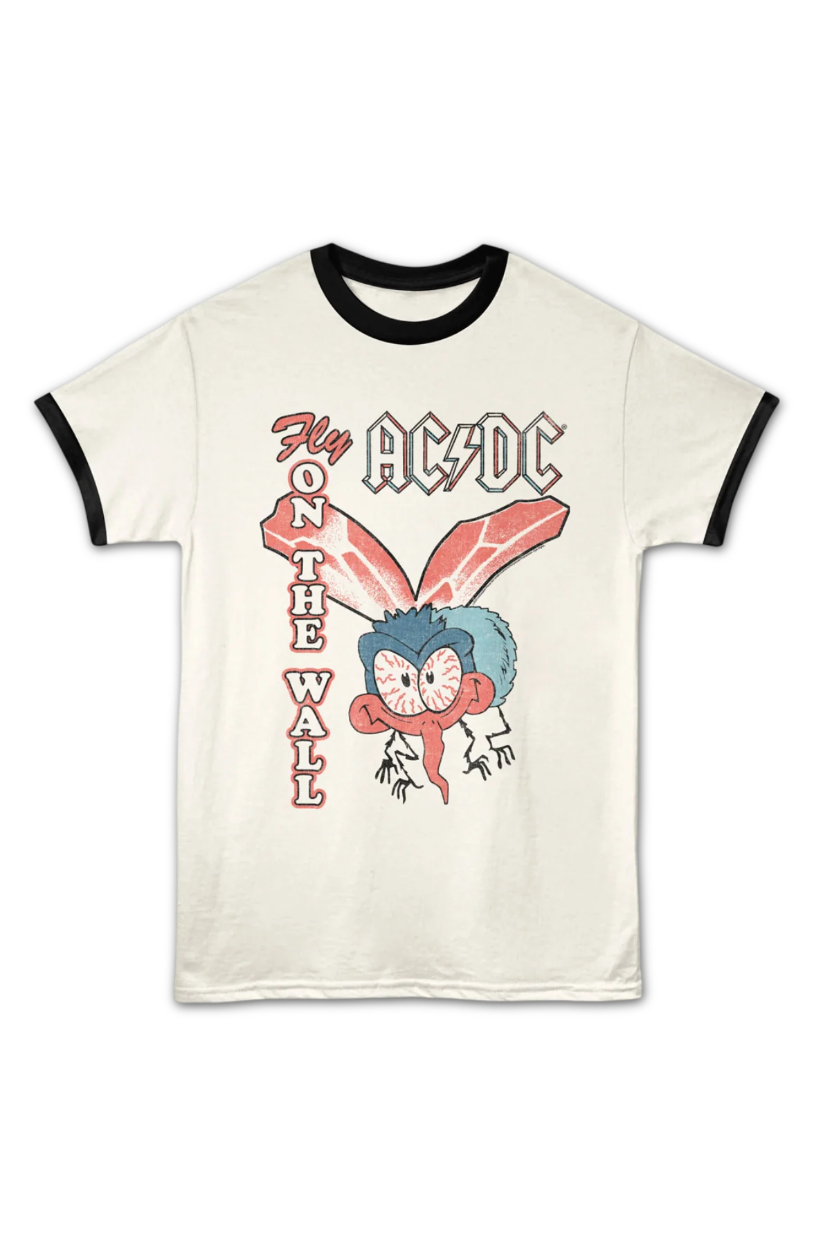 Fly On The Wall ACDC Ringer Shirt - Image 2