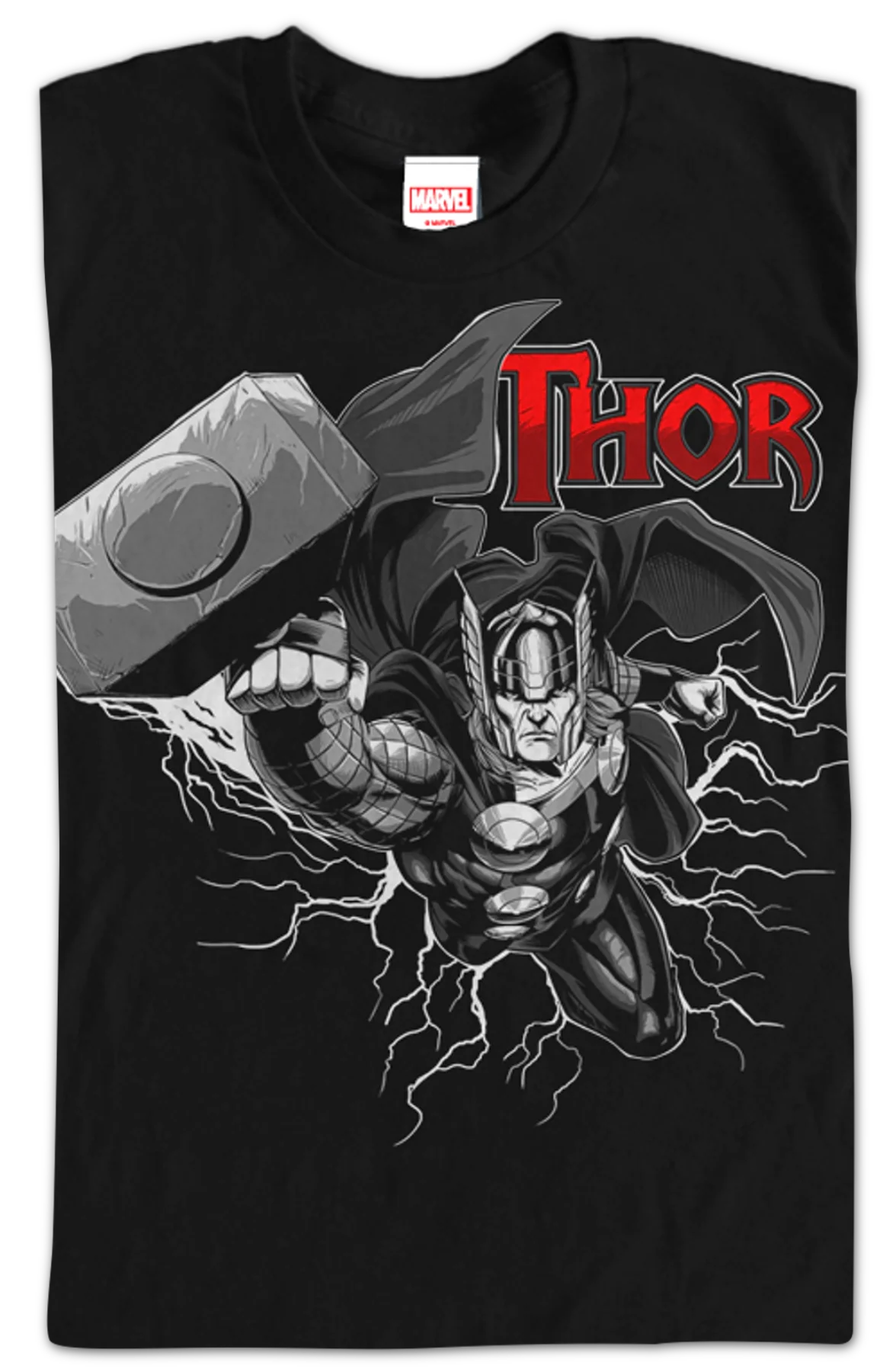 Flying God of Thunder Thor Shirt - Image 2