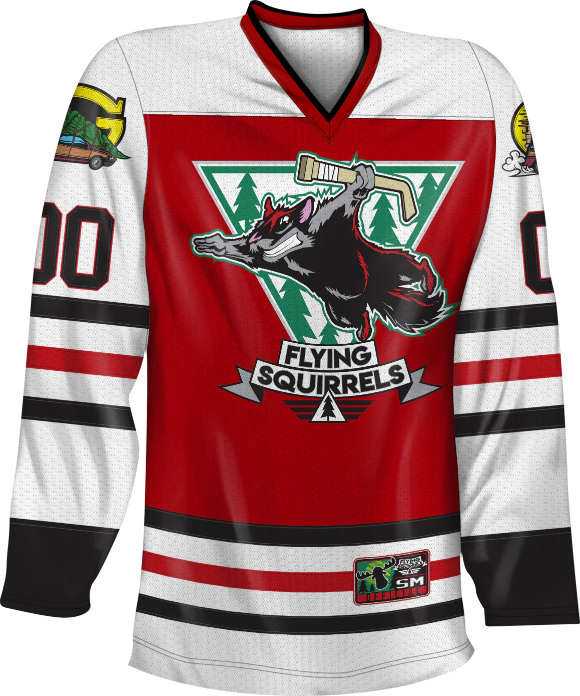 Flying Squirrels Christmas Vacation Hockey Jersey