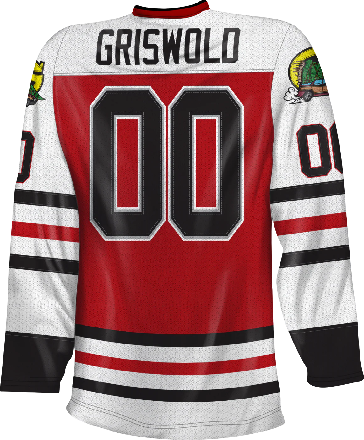 Flying Squirrels Christmas Vacation Hockey Jersey - Image 2