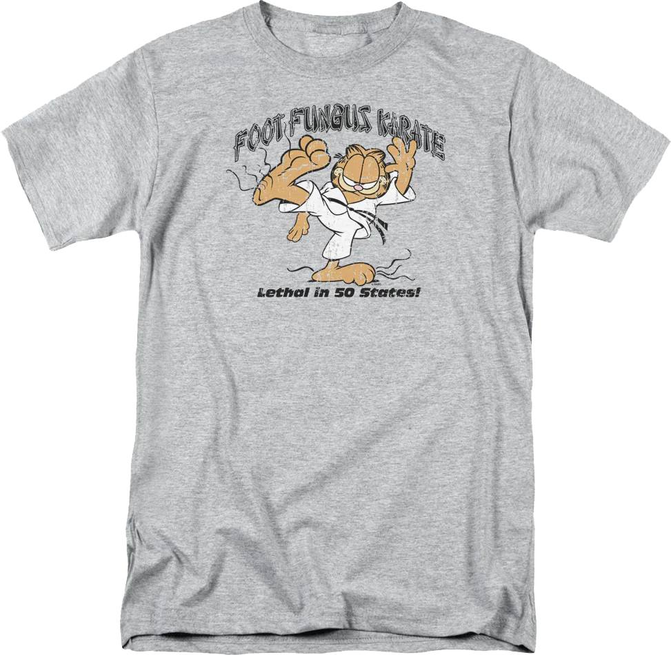 Foot Fungus Karate Garfield T-Shirt