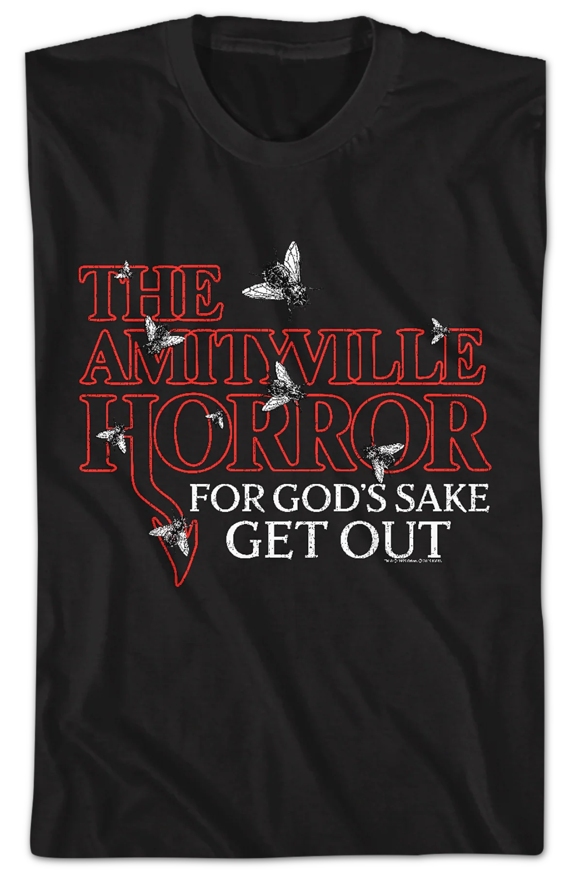 For God's Sake Get Out Amityville Horror T-Shirt - Image 2