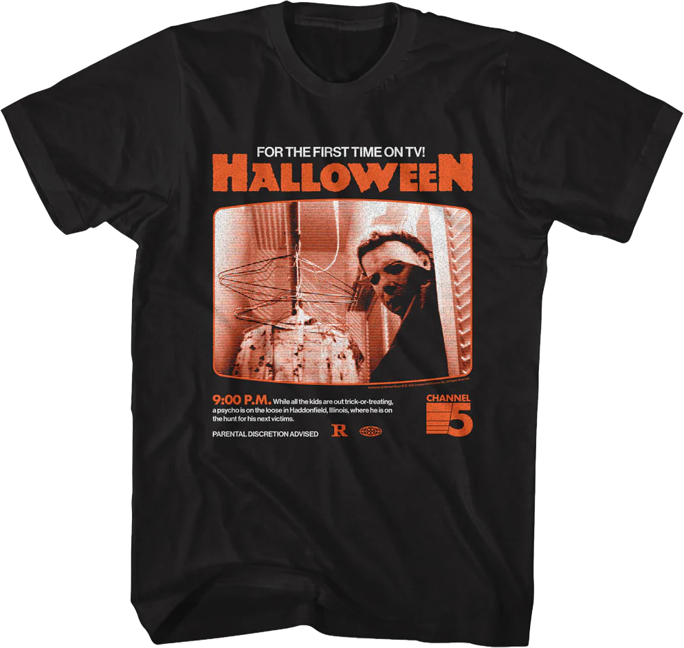 For The First Time On TV Halloween T-Shirt