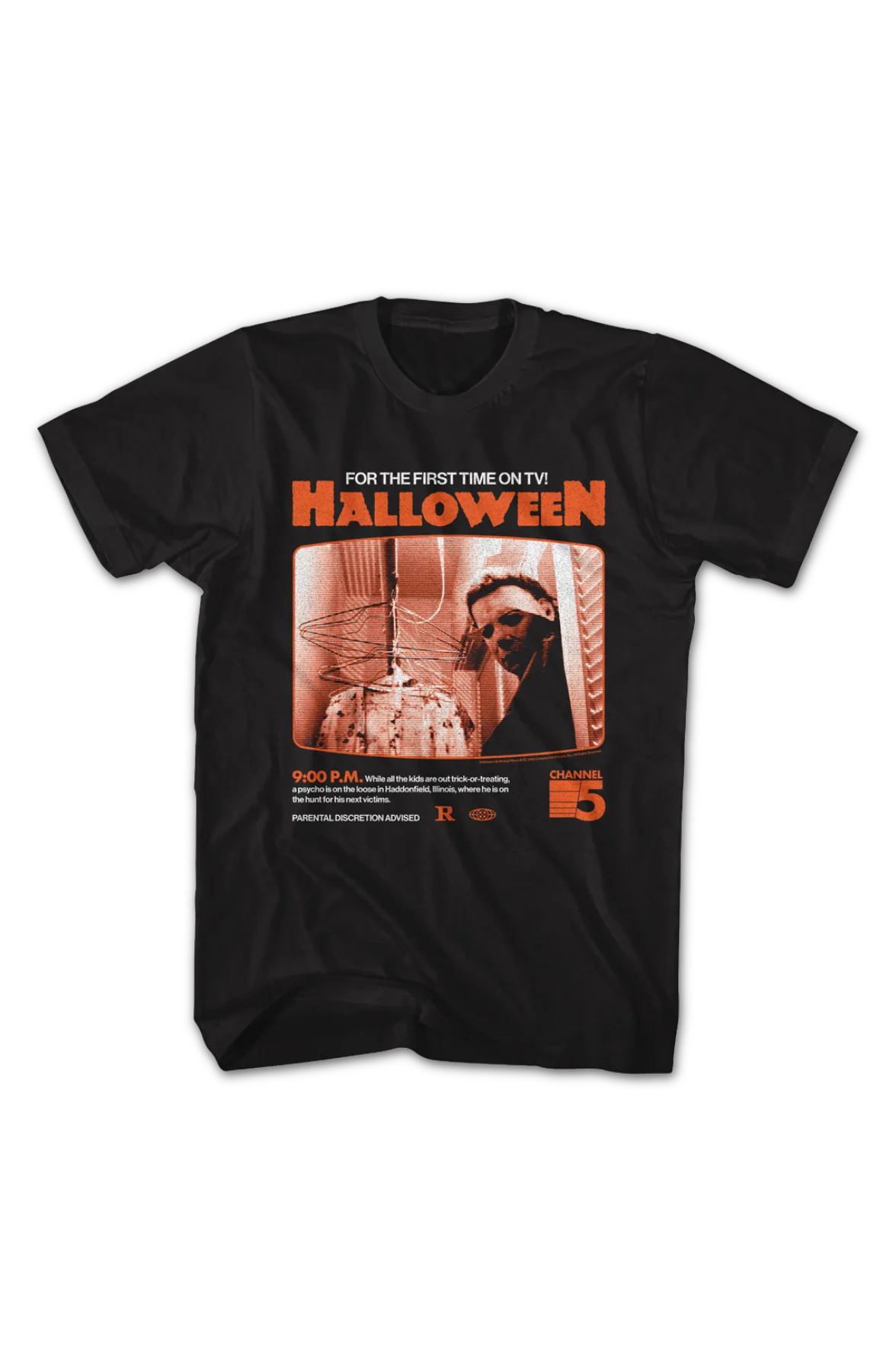 For The First Time On TV Halloween T-Shirt - Image 2