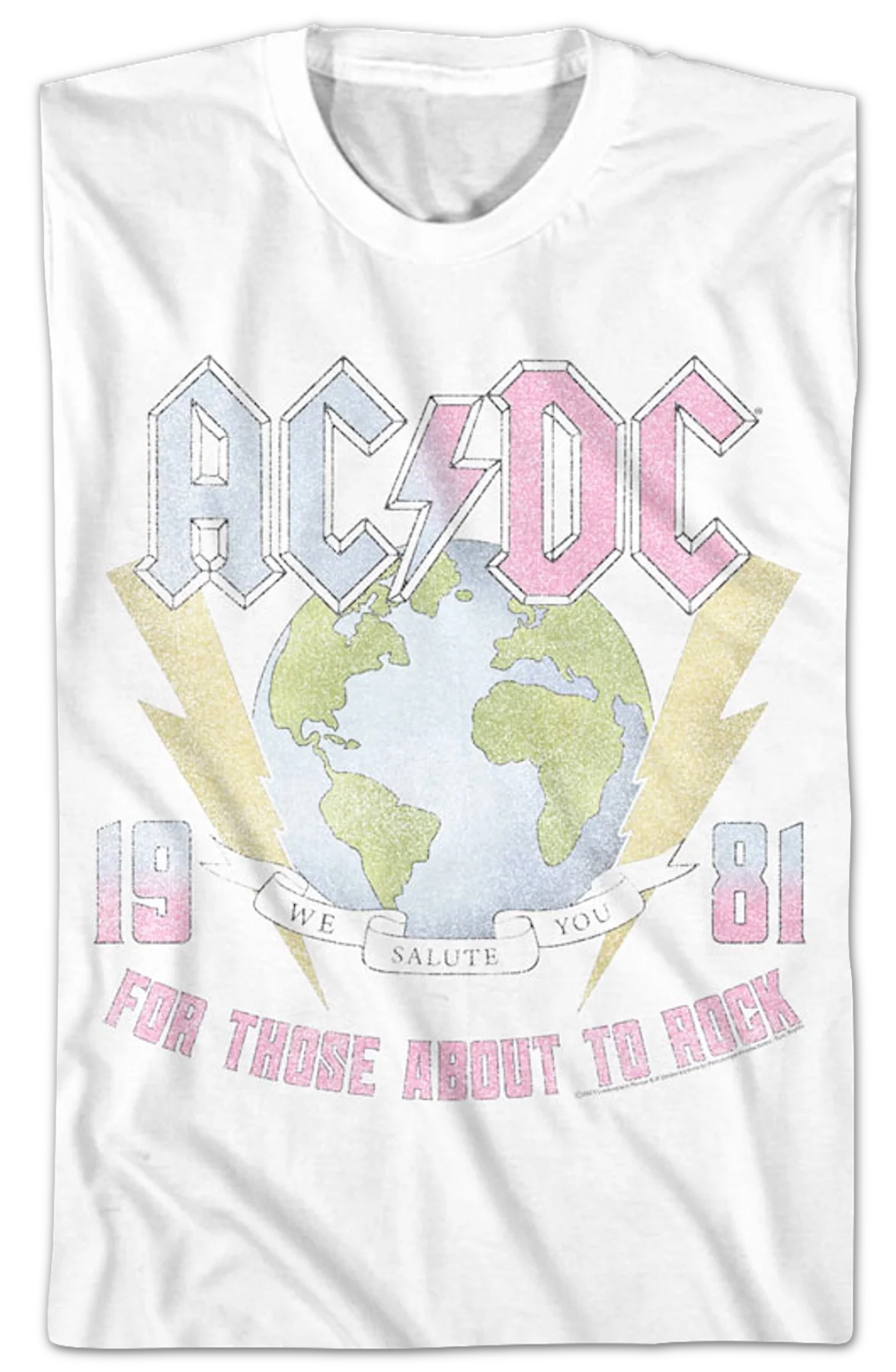 For Those About To Rock 1981 ACDC T-Shirt - Image 2