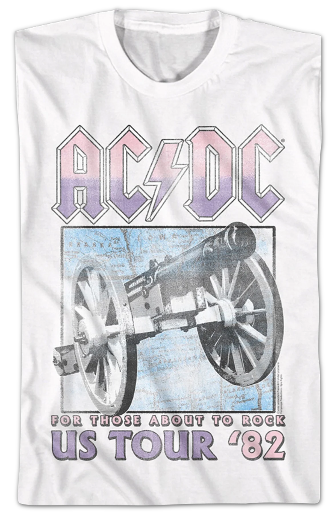 For Those About To Rock US Tour '82 ACDC Shirt - Image 2