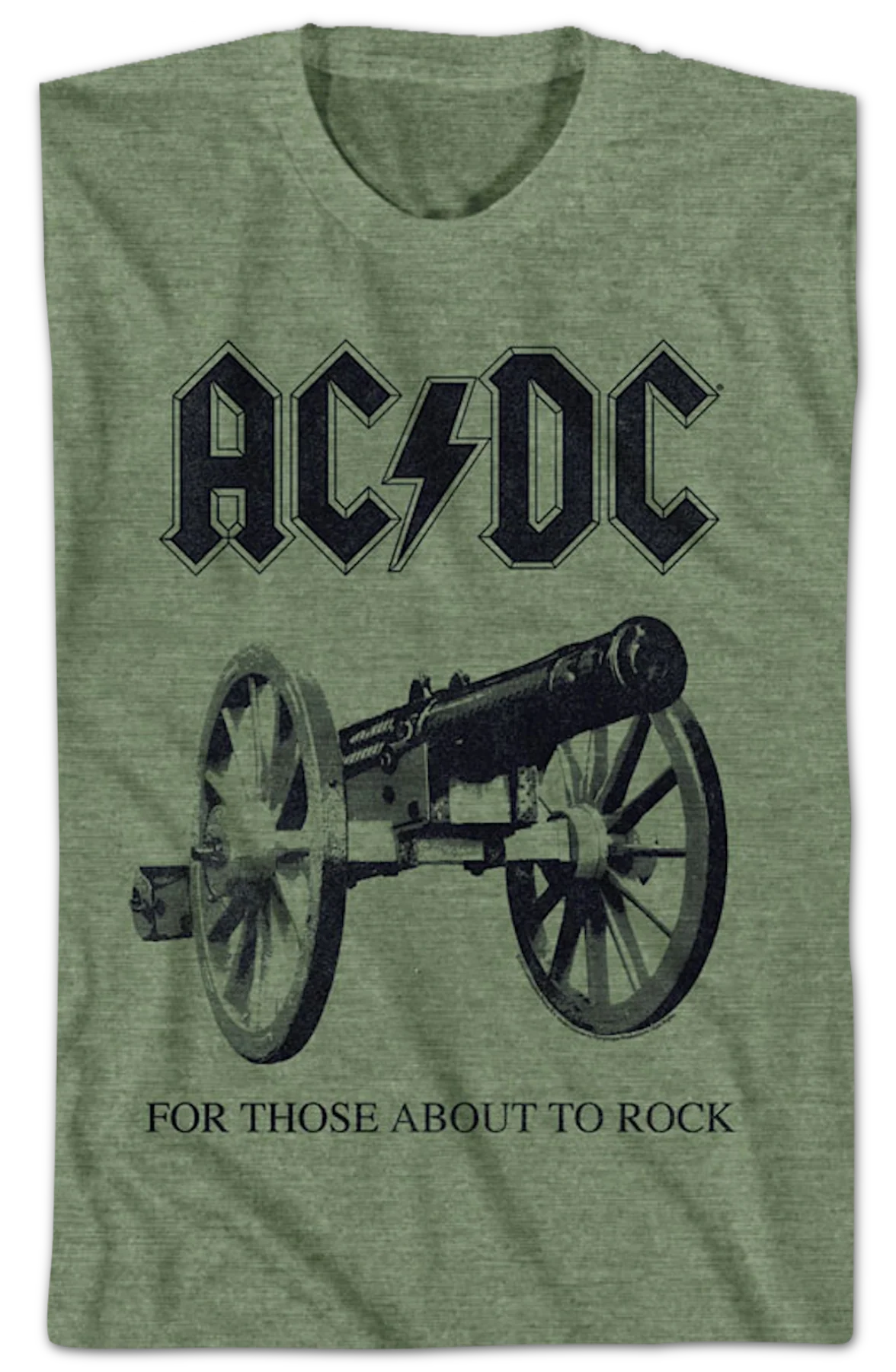 For Those About To Rock We Salute You Cannon ACDC Shirt - Image 2