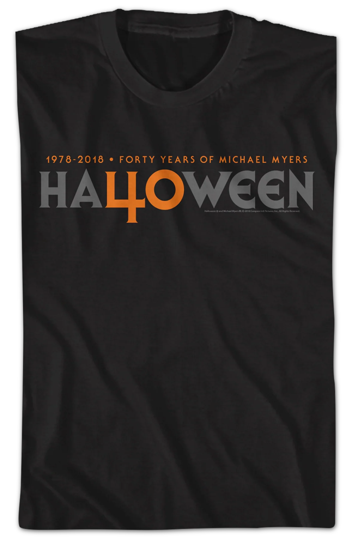 Forty Years of Michael Myers Halloween T-Shirt - Image 2