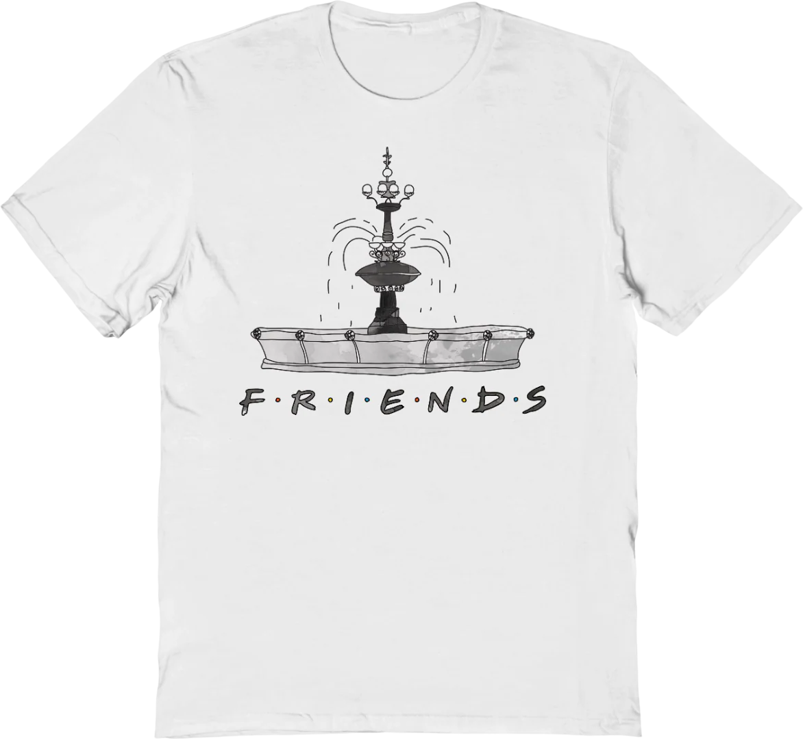 Fountain Sketch Friends T-Shirt