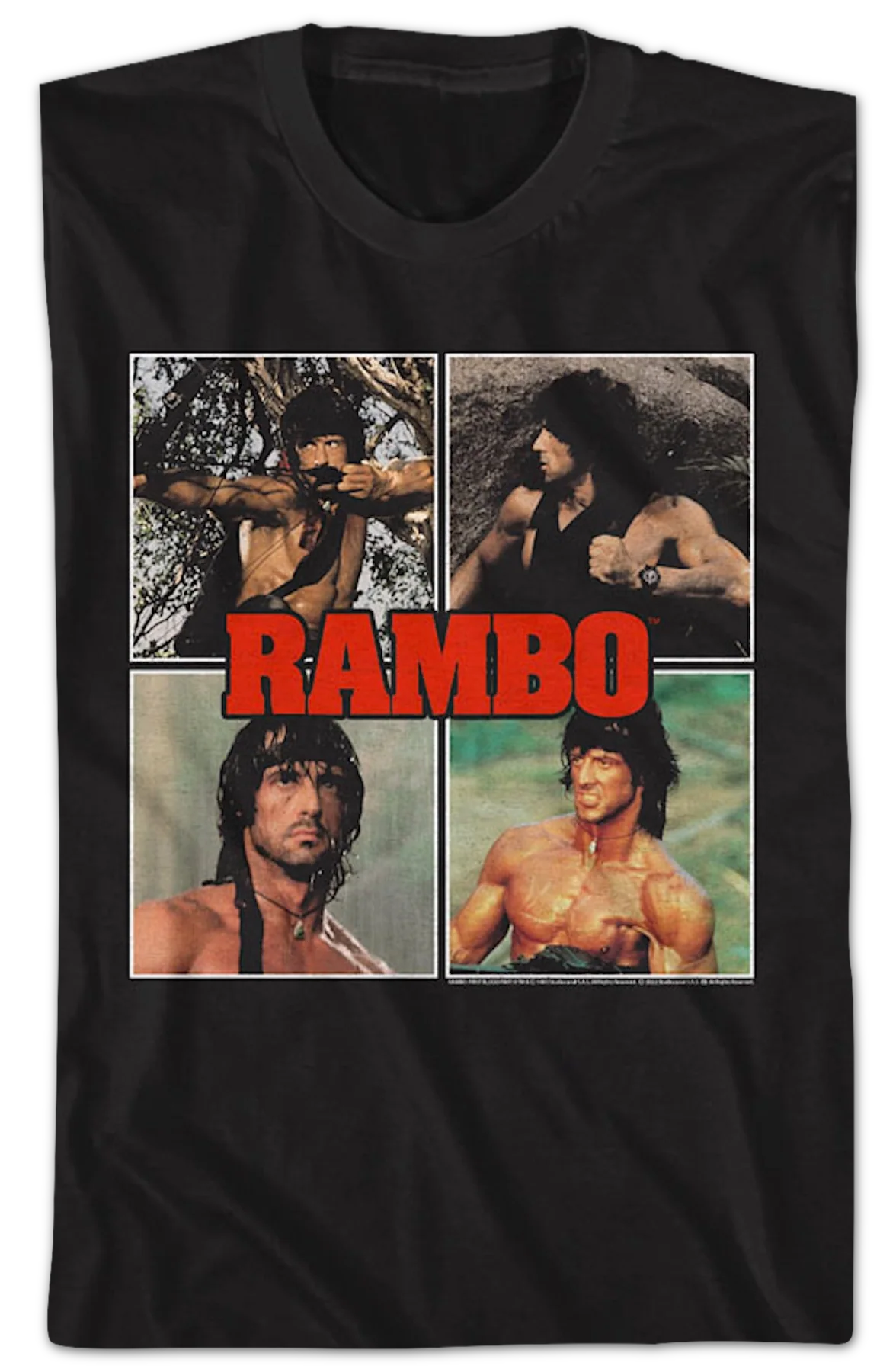 Four Photos Rambo T-Shirt - Image 2