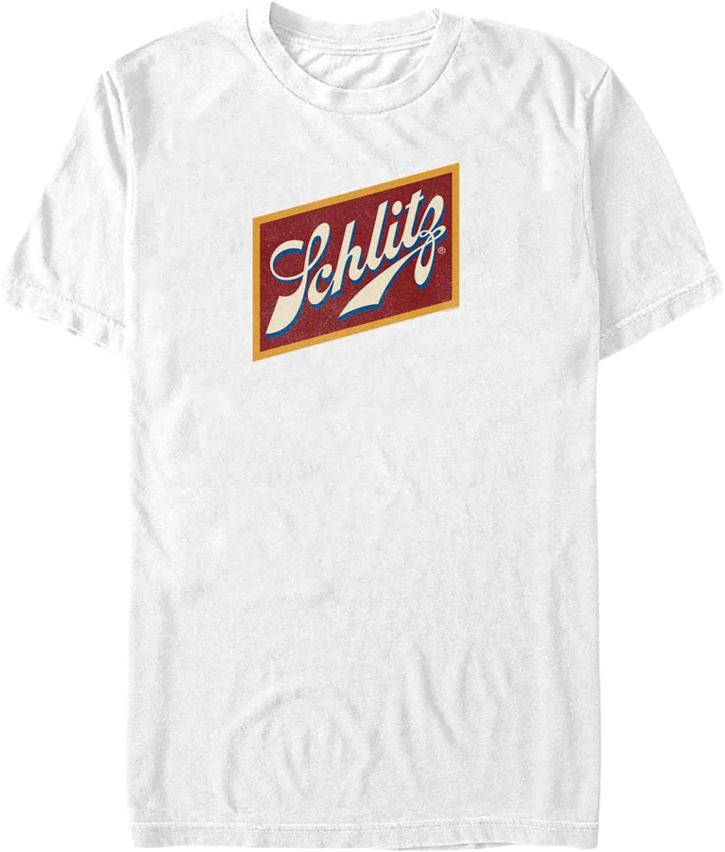 Framed Logo Schlitz Beer T-Shirt