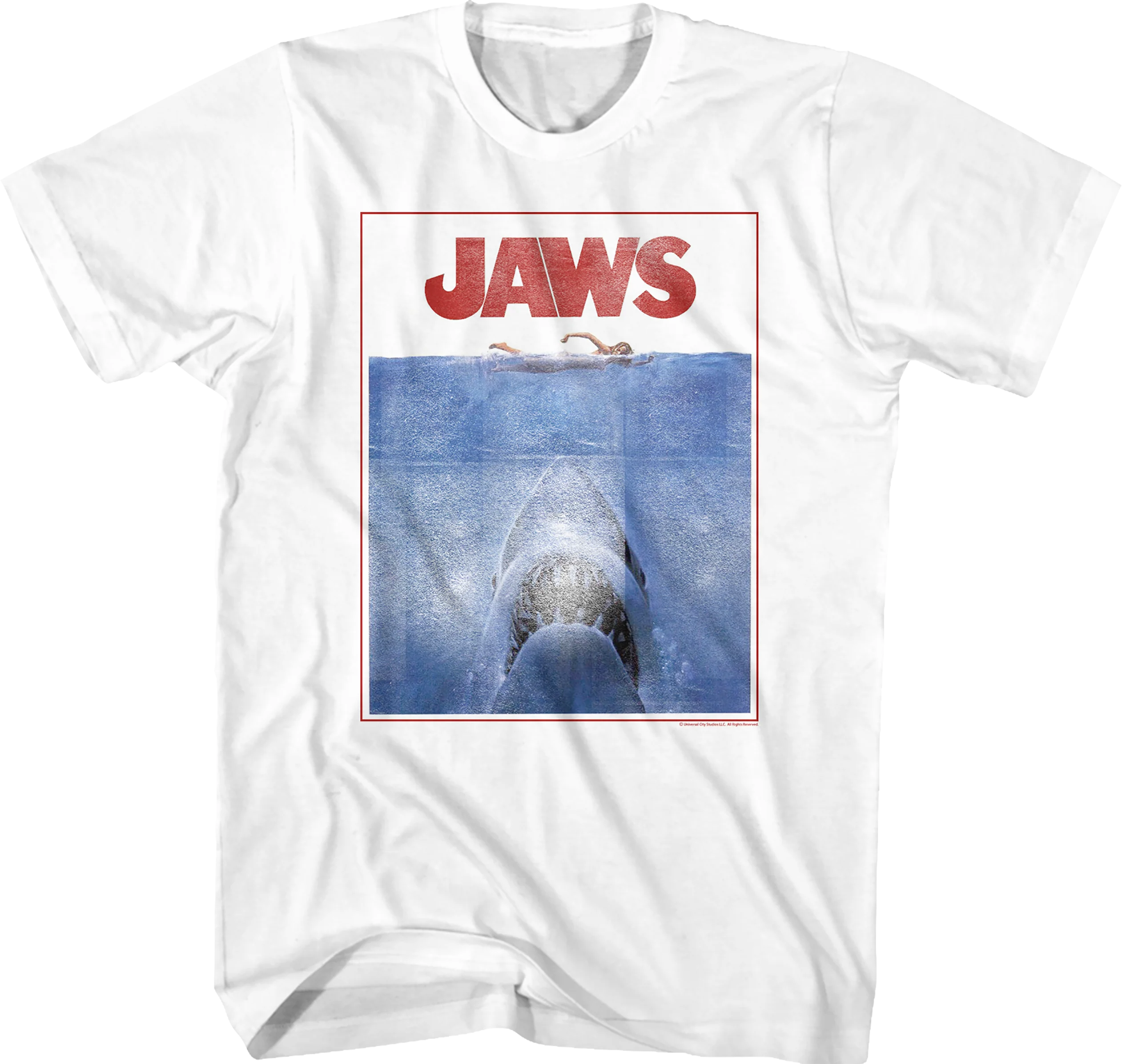 Framed Poster Jaws T-Shirt