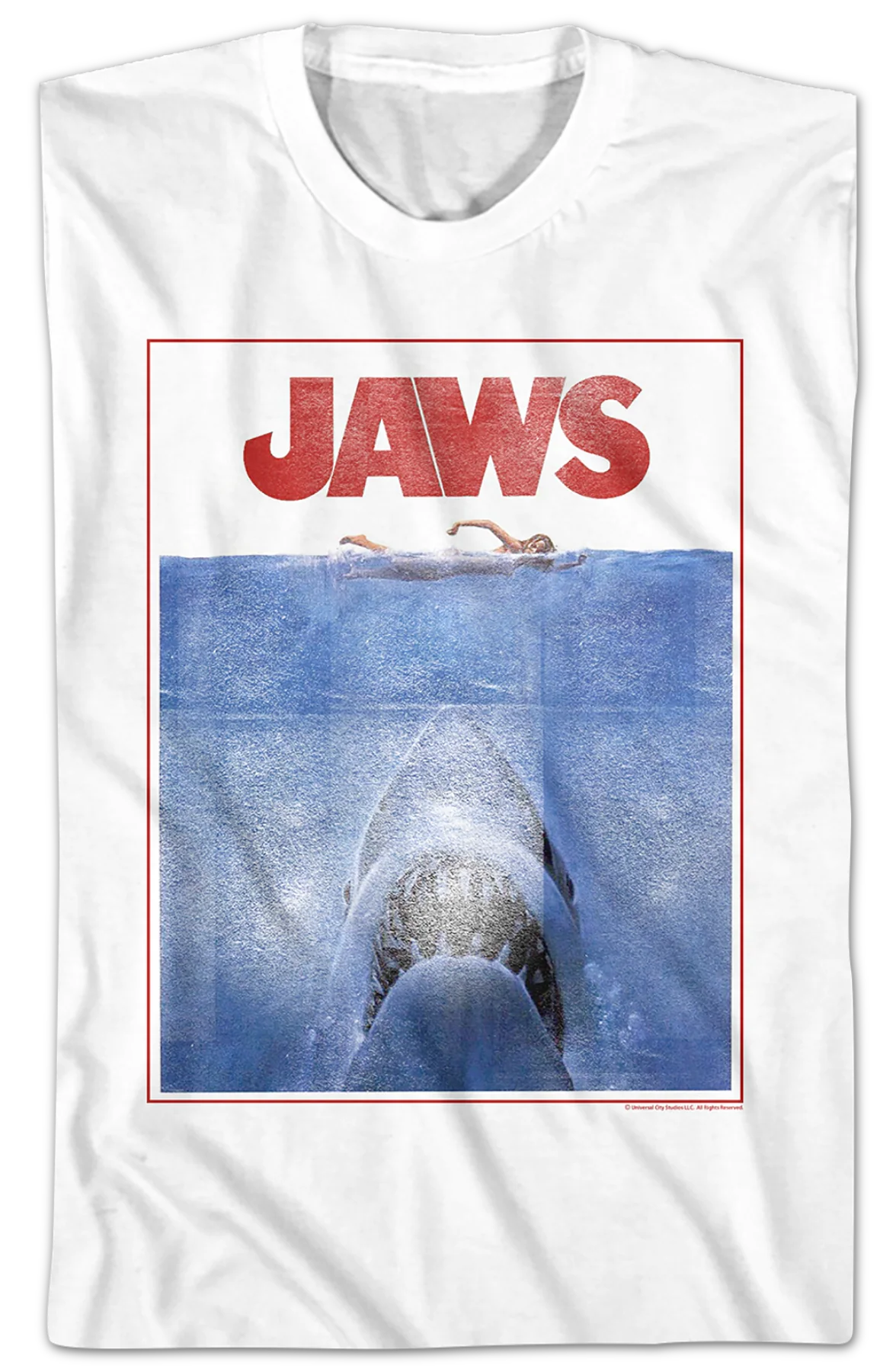 Framed Poster Jaws T-Shirt - Image 2