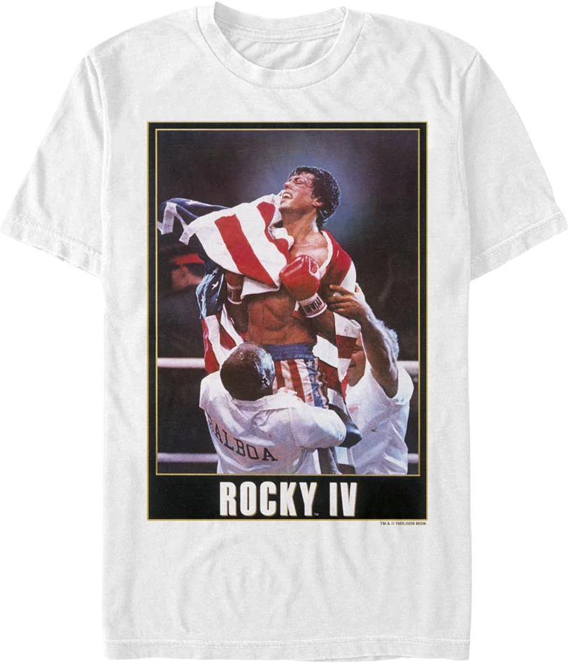 Framed Poster Rocky IV T-Shirt