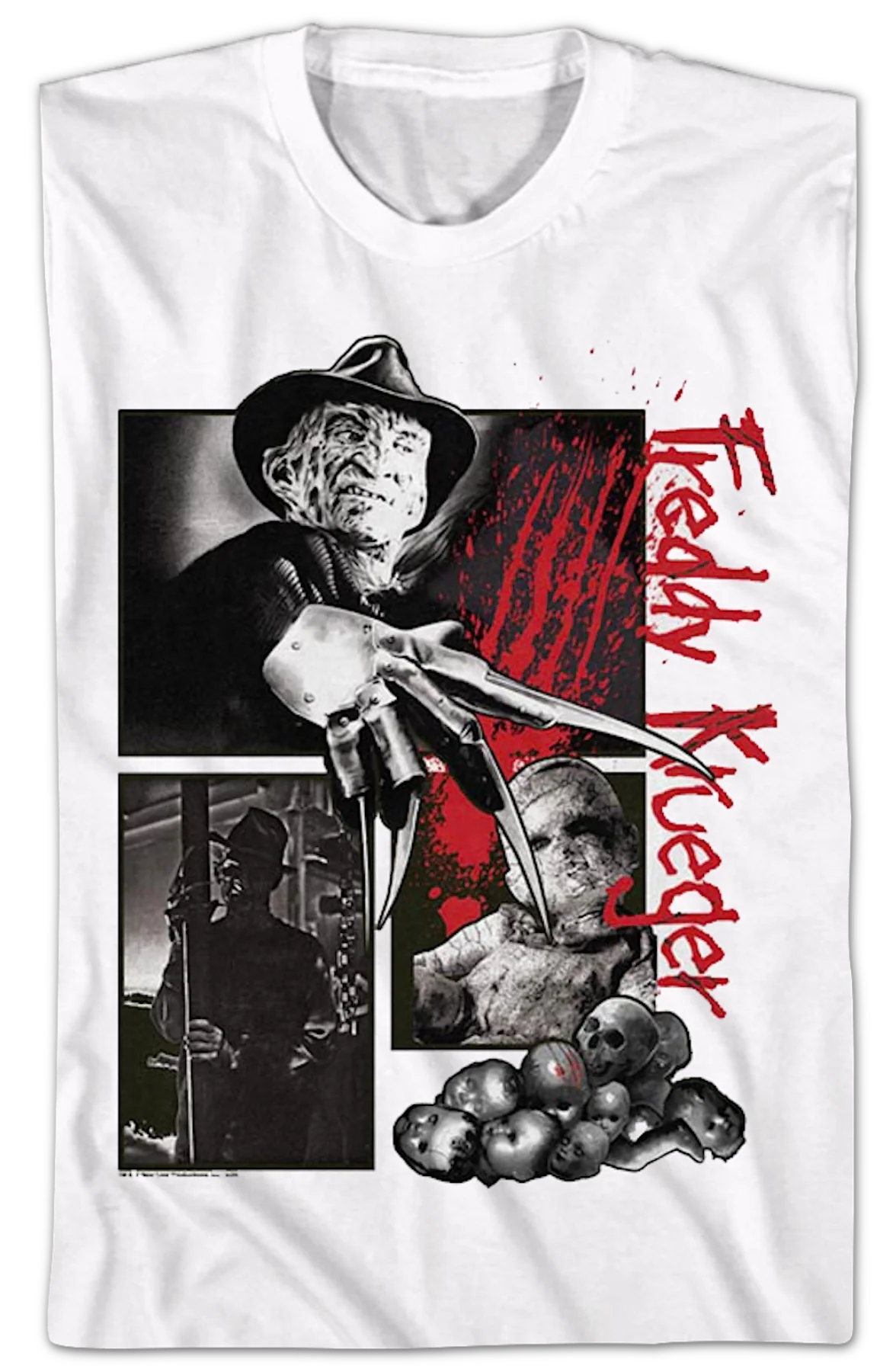 Freddy Krueger Collage Nightmare On Elm Street T-Shirt - Image 2