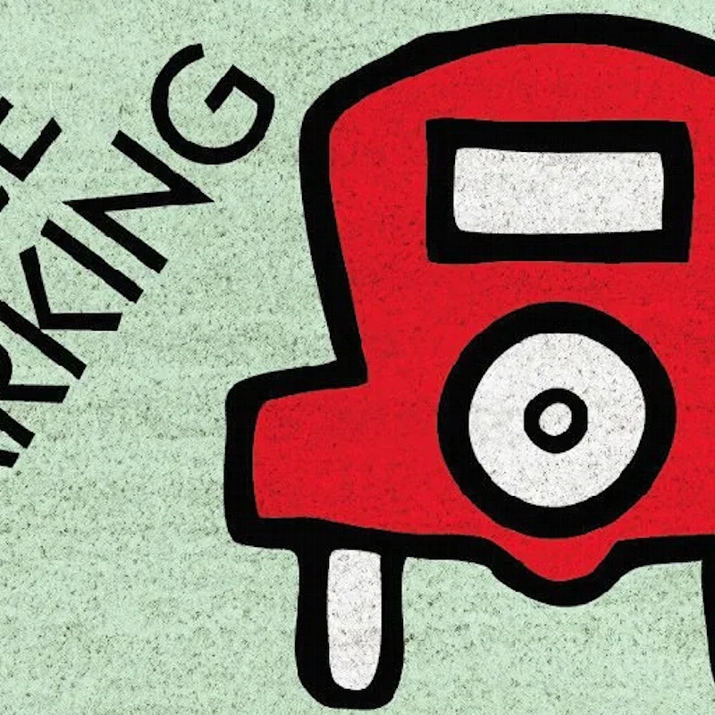 Free Parking Monopoly Doormat