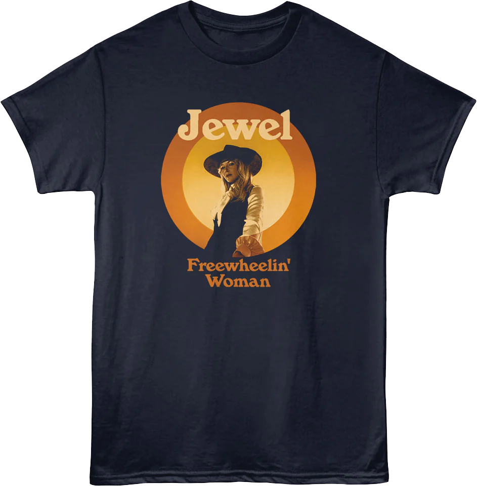 Freewheelin' Woman Jewel T-Shirt