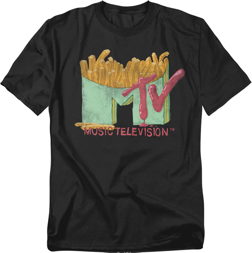 French Fries Logo MTV T-Shirt