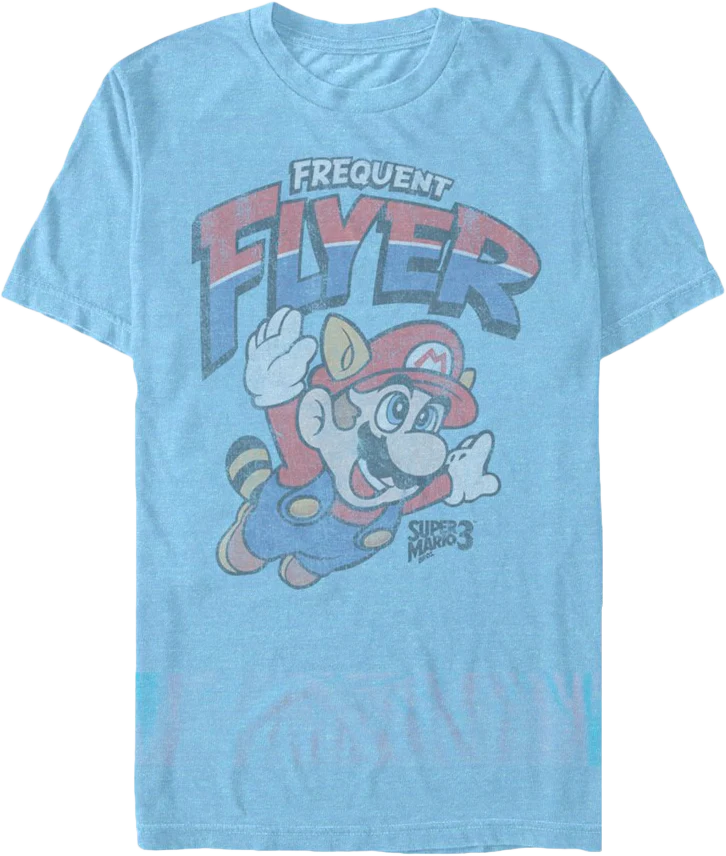 Frequent Flyer Super Mario Bros. T-Shirt