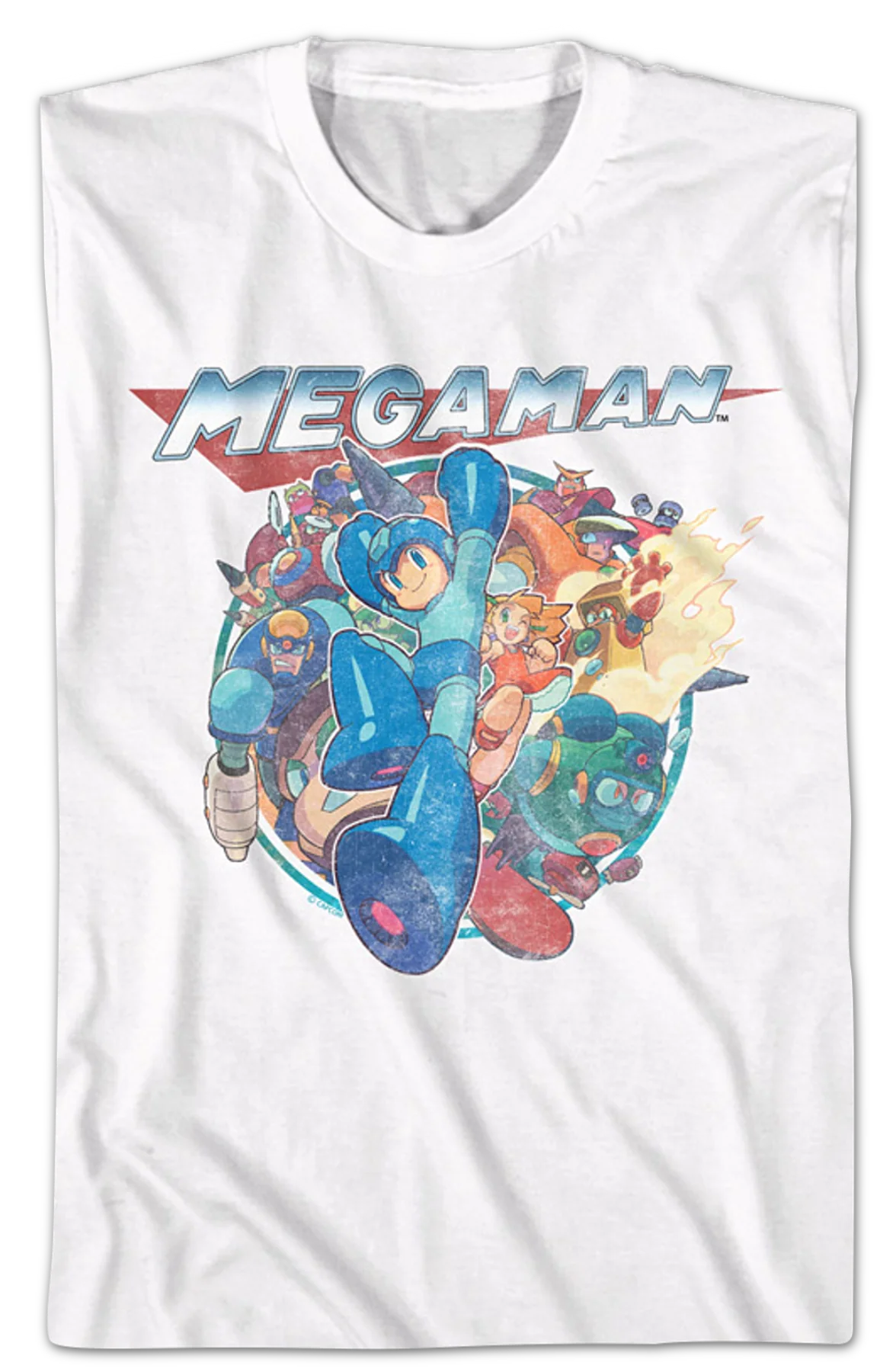 Friends Mega Man T-Shirt - Image 2