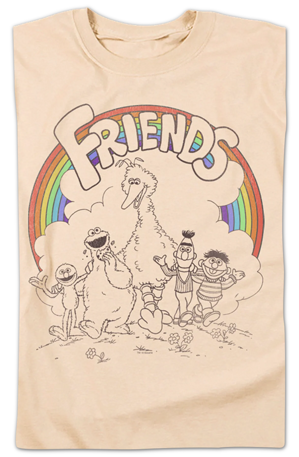 Friends Sesame Street T-Shirt - Image 2