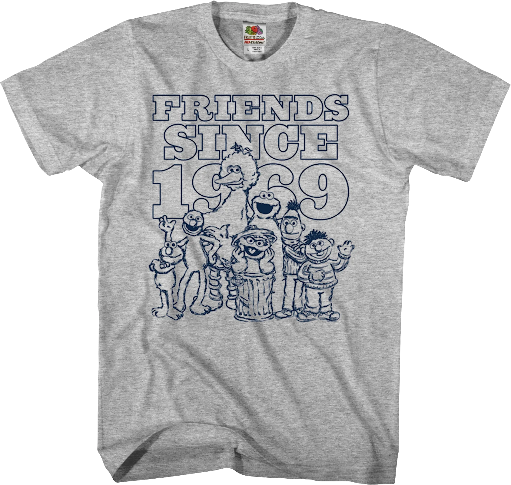 Friends Since 1969 Sesame Street T-Shirt