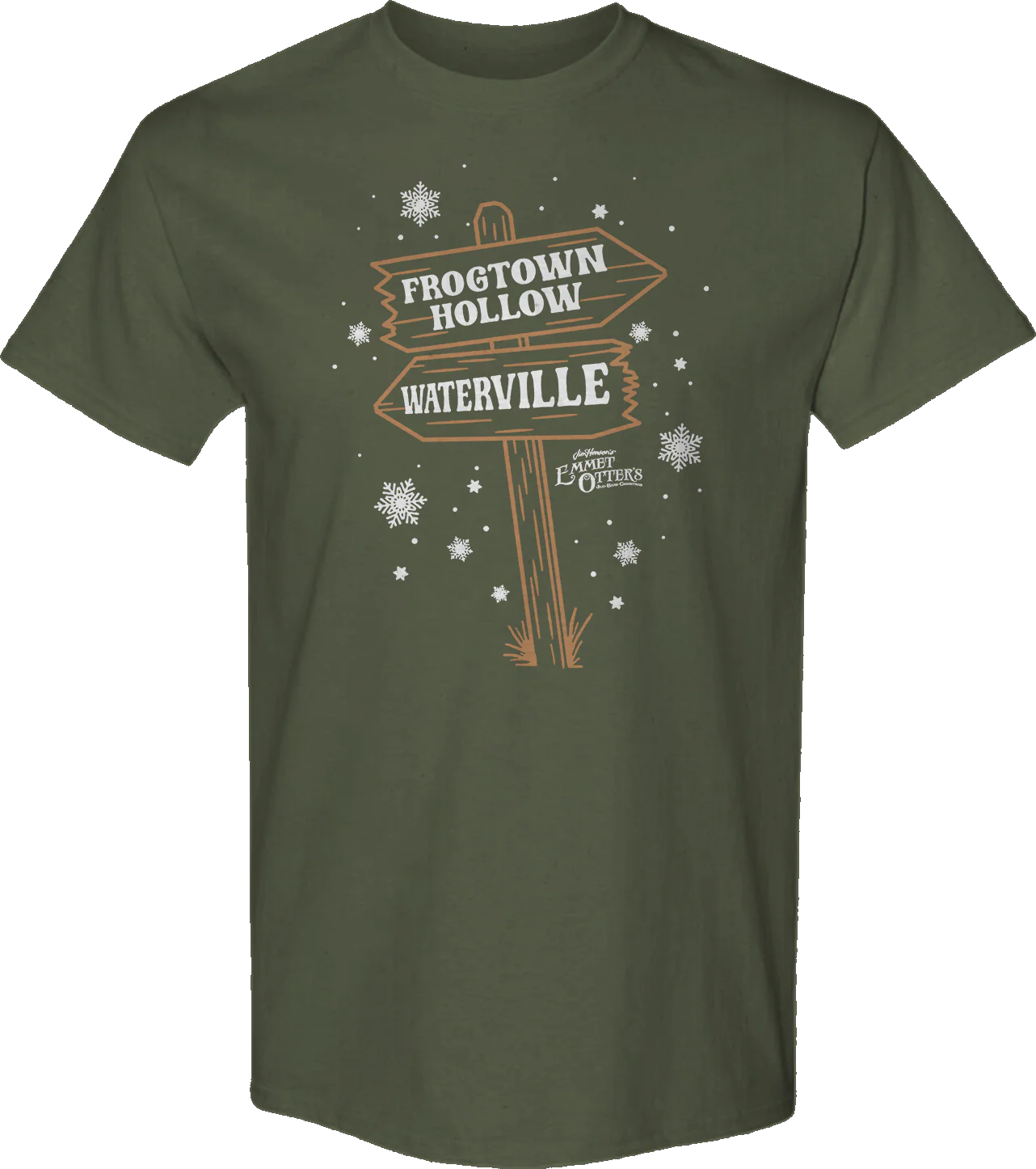 Frogtown Hollow & Waterville Signs Emmet Otter T-Shirt